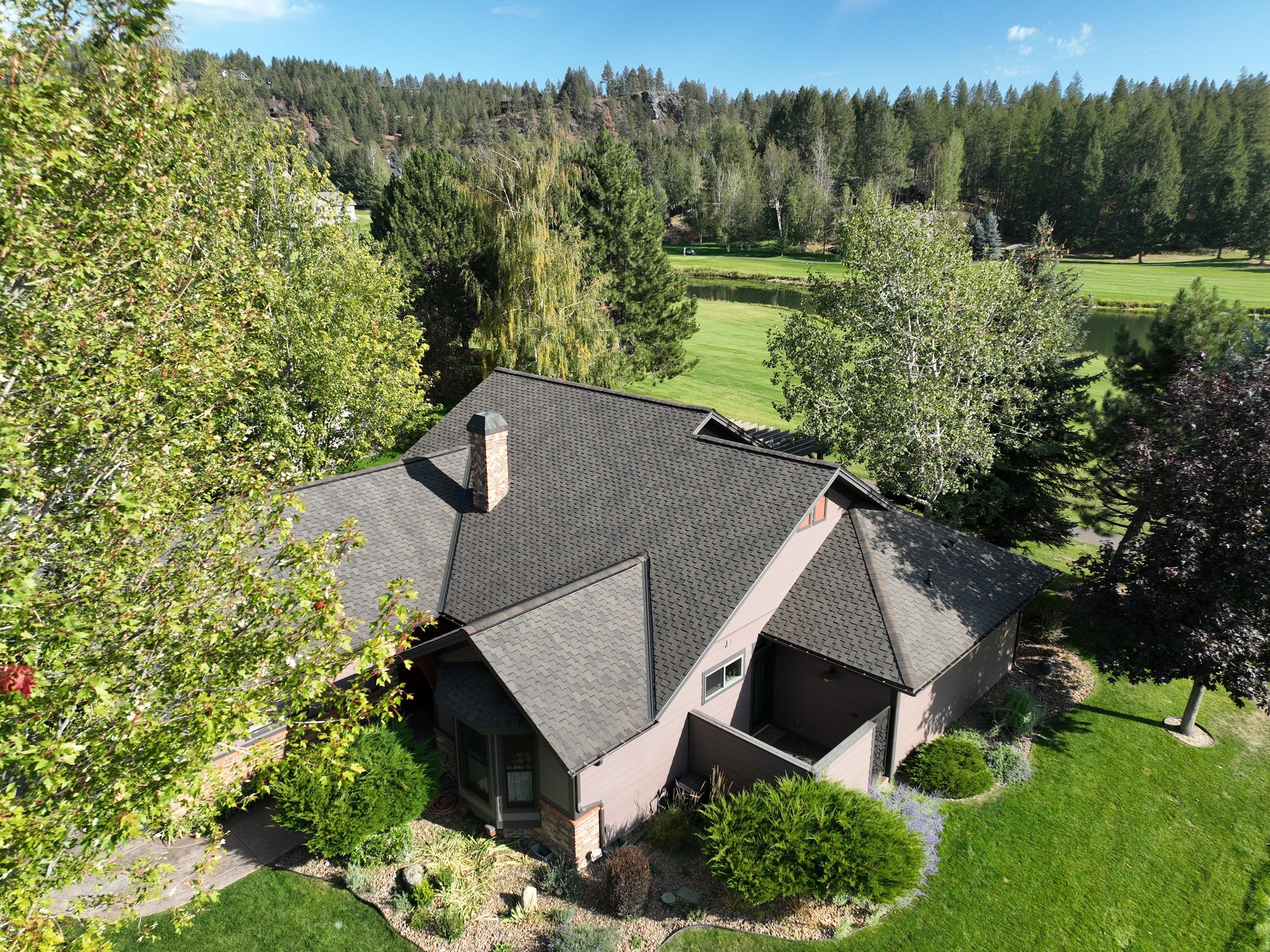 GAF Grand Sequoia - Autumn Brown Blend  by Montana Roofing Solutions