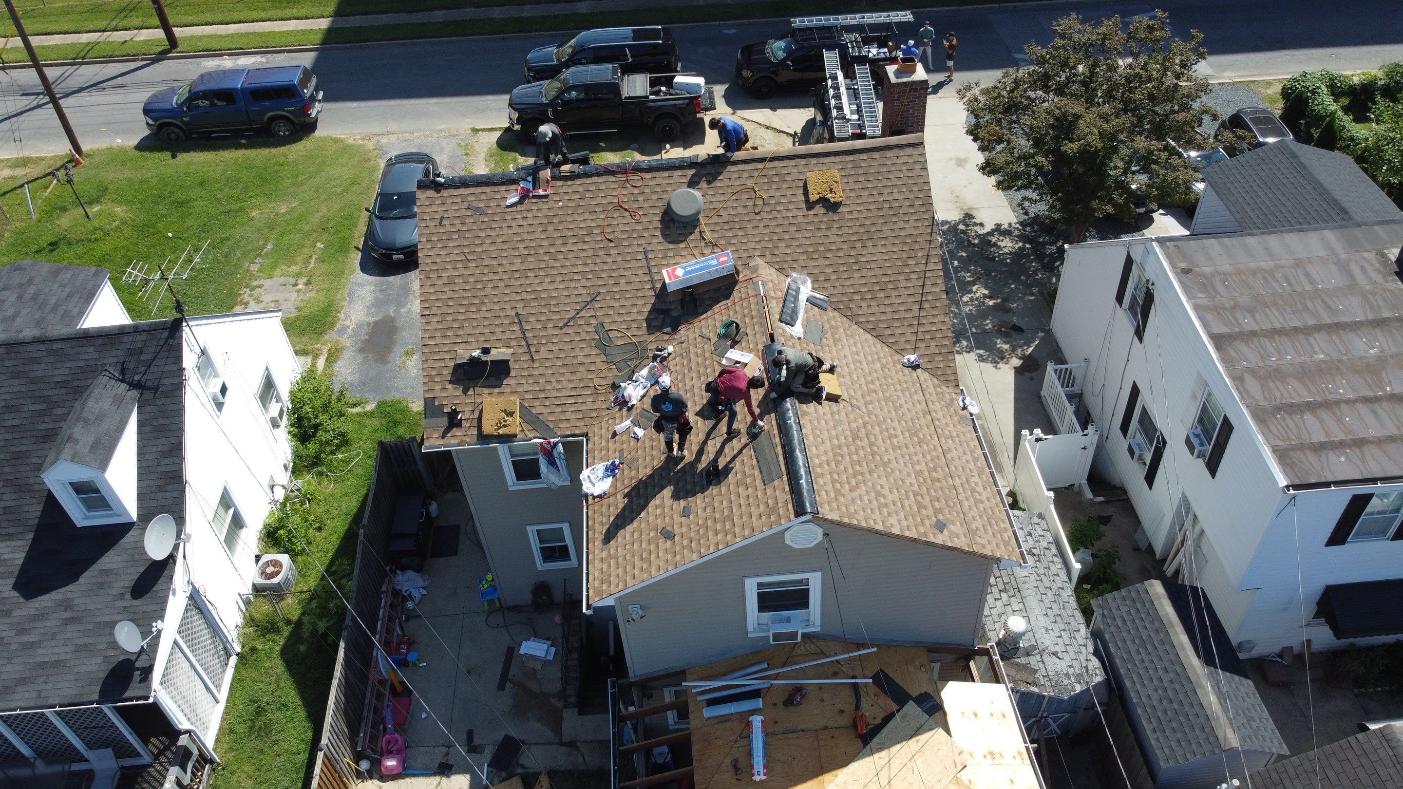 Residential Roofing Installation using GAF Timberline HDZ by Matter Roofing & Construction