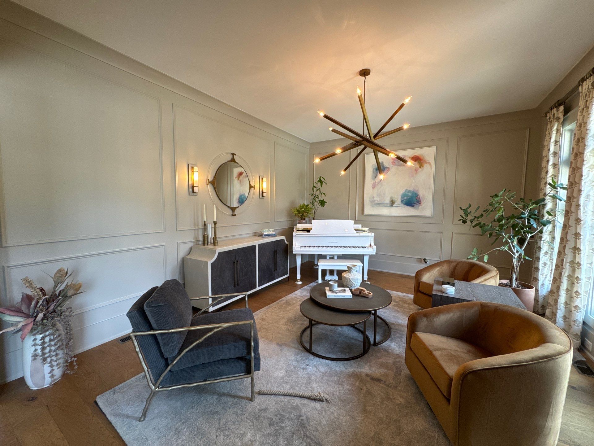 Modern Marietta Interior Renovation with Custom Built-ins and Wine Cellar by Swift Home Renovations