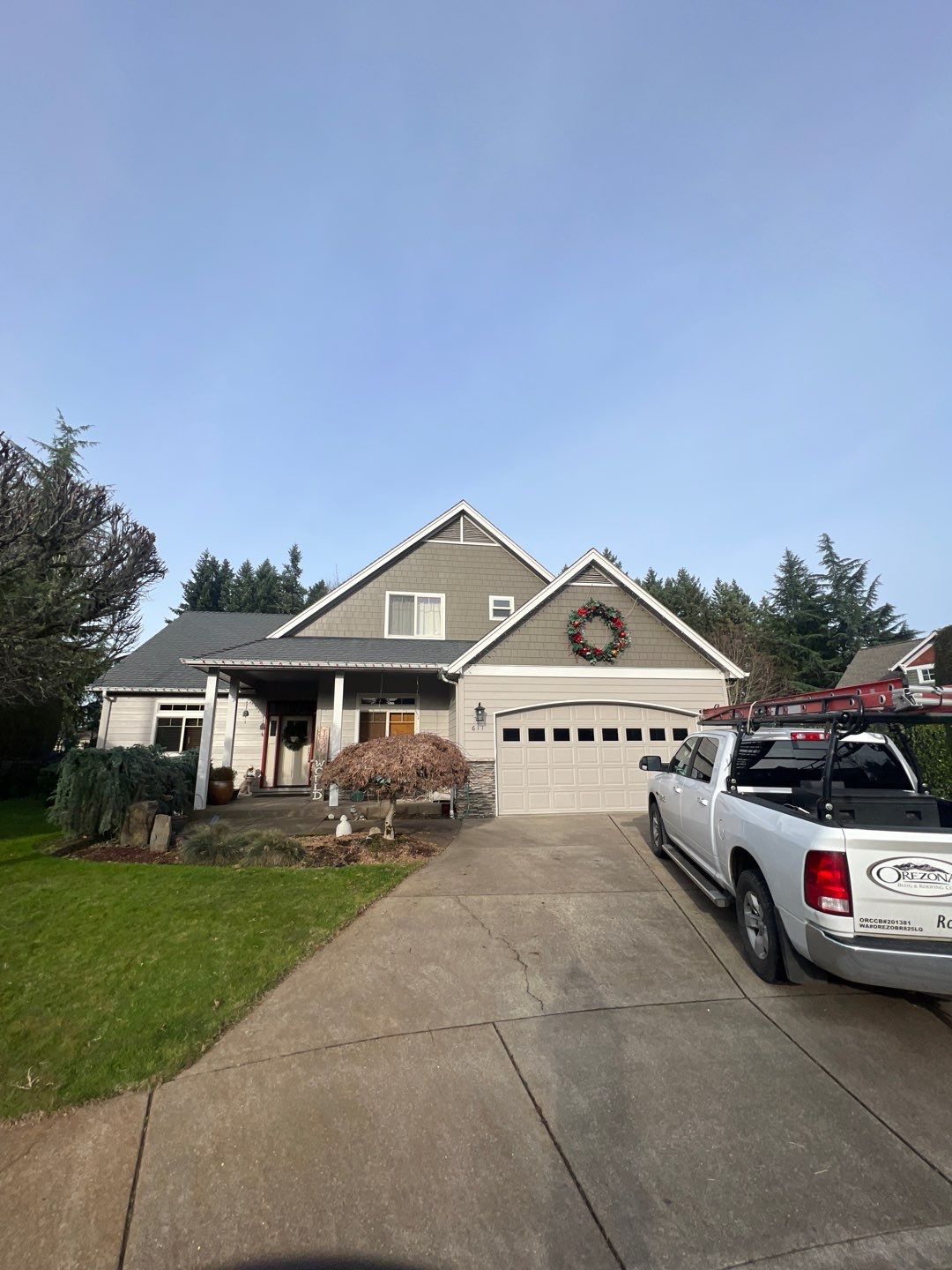 Residential Roofing Installation using Malarkey Vista (Color: Black Oak) by Orezona Building & Roofing Company, Inc.