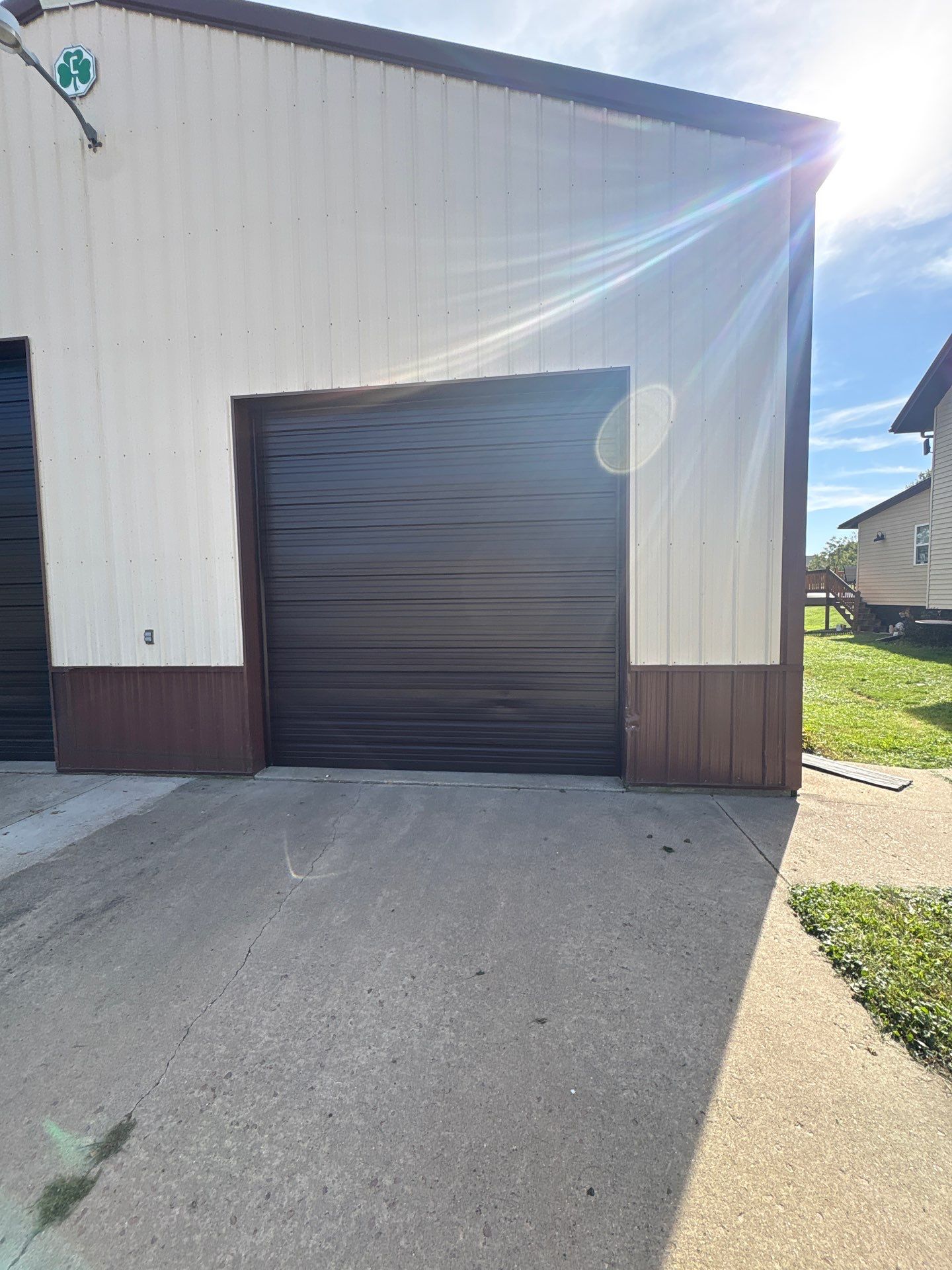 Exterior Painting for Residential Foundation and Metal Shop in Humboldt by Select Painting, Coatings & Garage Cabinets