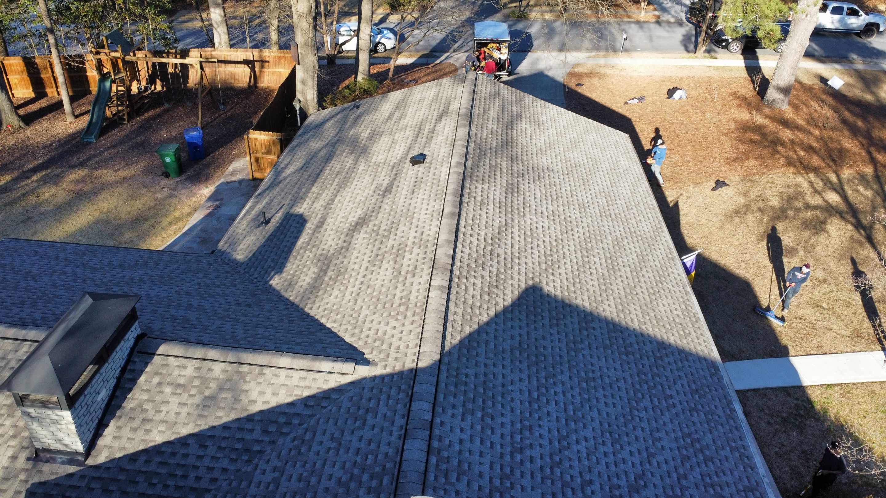 Atlanta GA Roof Replacement GAF Timberline HDZ Weathered Wood by Reset Roofing