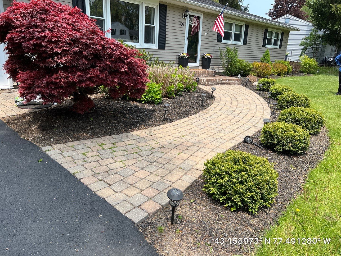 Broom Finish Walkway  by NG Masonry & Construction LLC