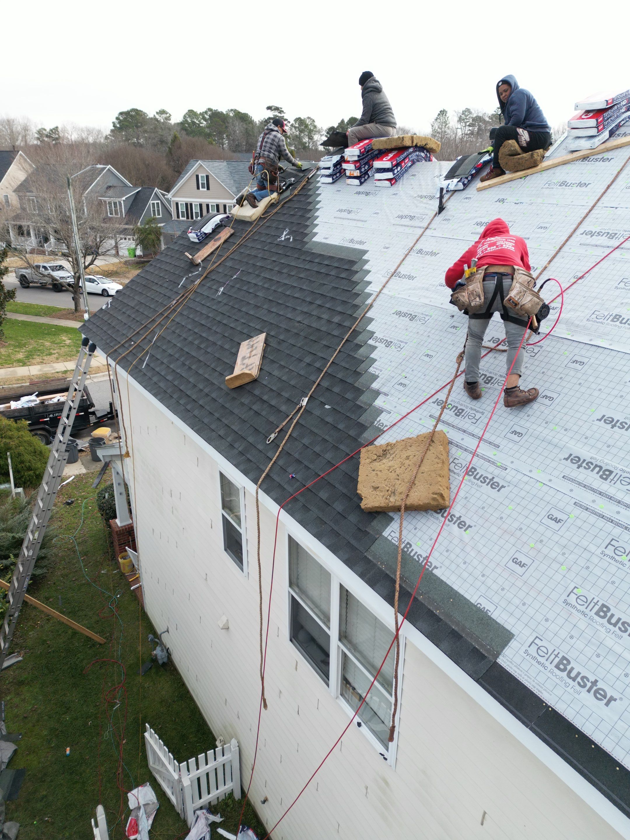 Roof Replacement - GAF Timberline HDZ Charcoal by Pro Performance Roofing
