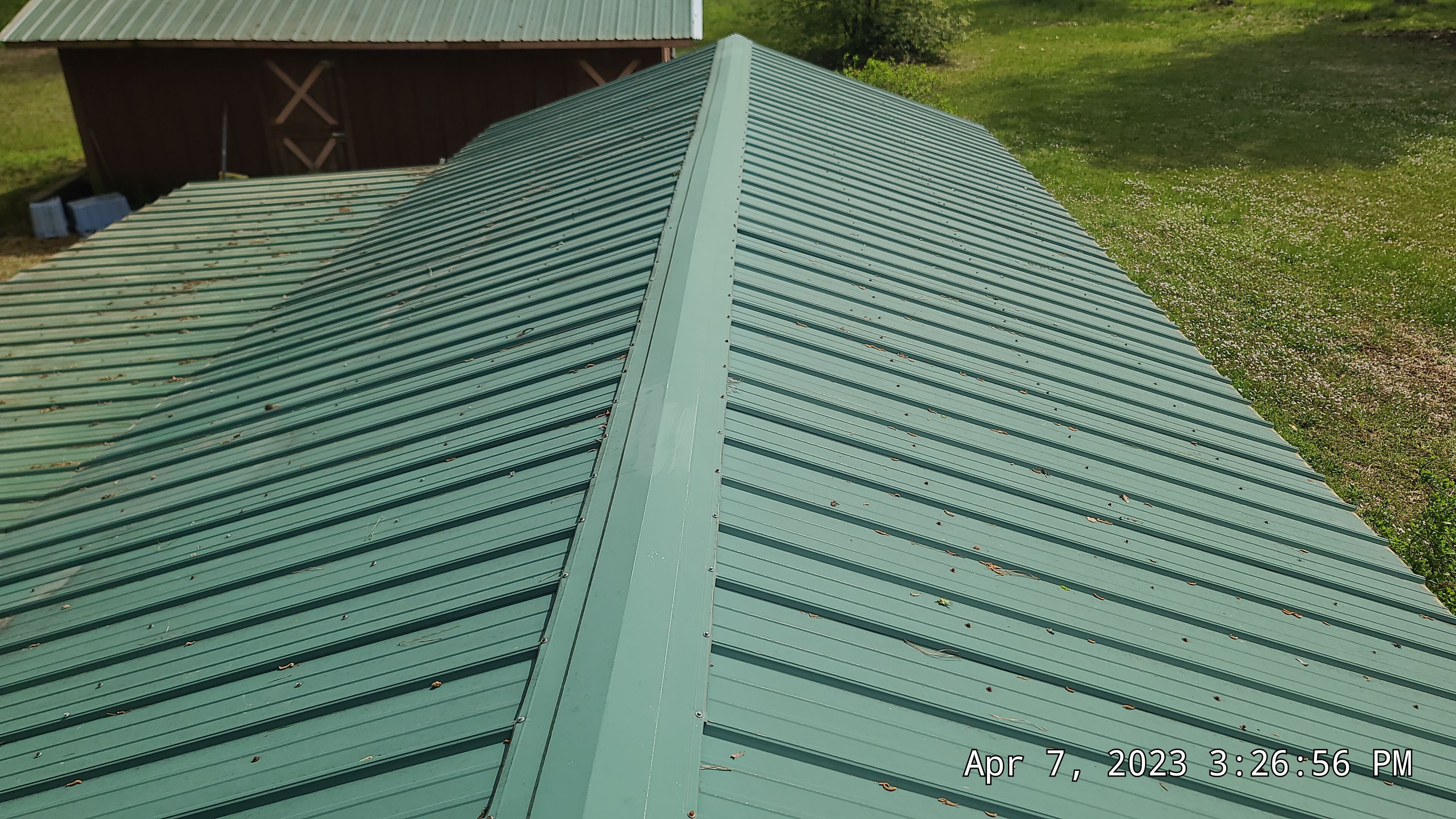 Residential Roofing Installation using 50 mil PVC by Hostetler Roofing