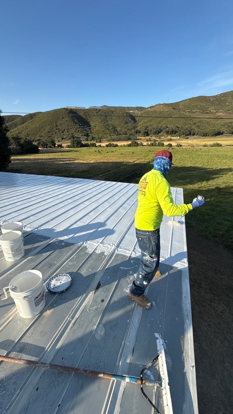 Metal Roof Silicone Coating and Structural Repair in San Ysabel by Reliable Roofing San Diego Inc.