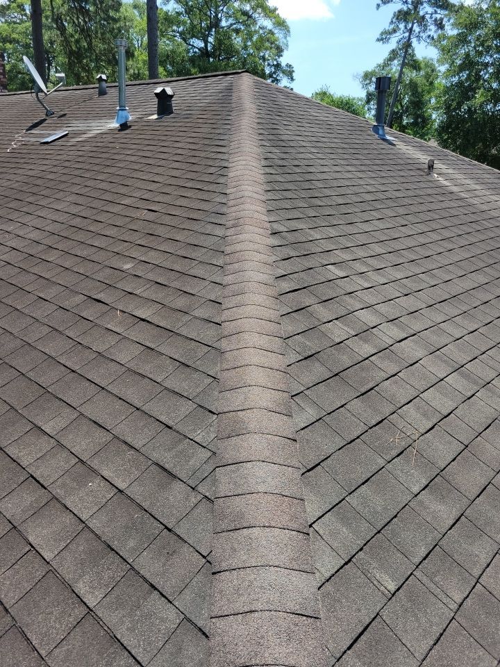 Residential Roofing Installation using Certainteed Landmark Moire Black by Galvan Roofing and Construction