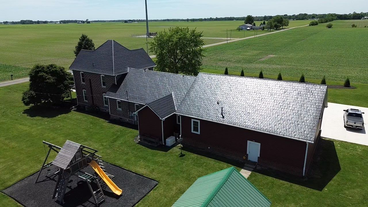 Historic Metal Slate Roof Restoration in Elwood, IN by 4Ever Metal Roofing