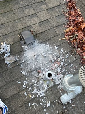 Dryer vent cleaning project in Lake Oswego