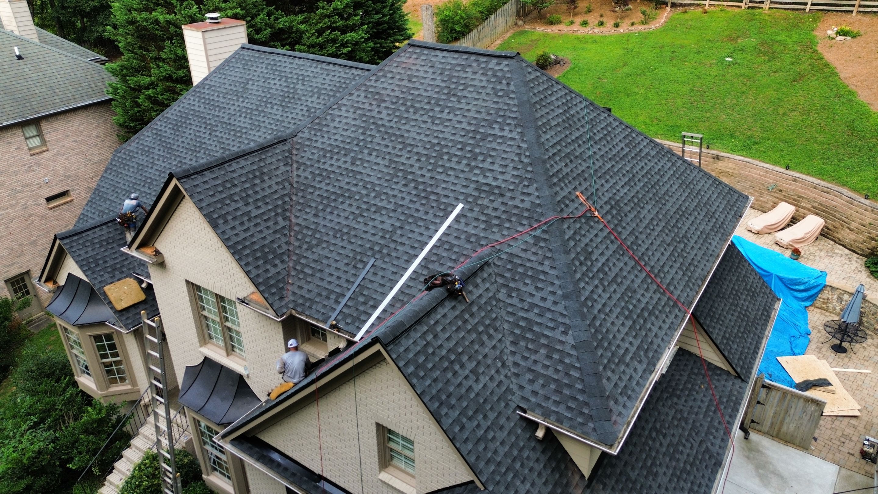 Cumming, GA Roof Replacement GAF Timberline HDZ Charcoal by Reset Roofing