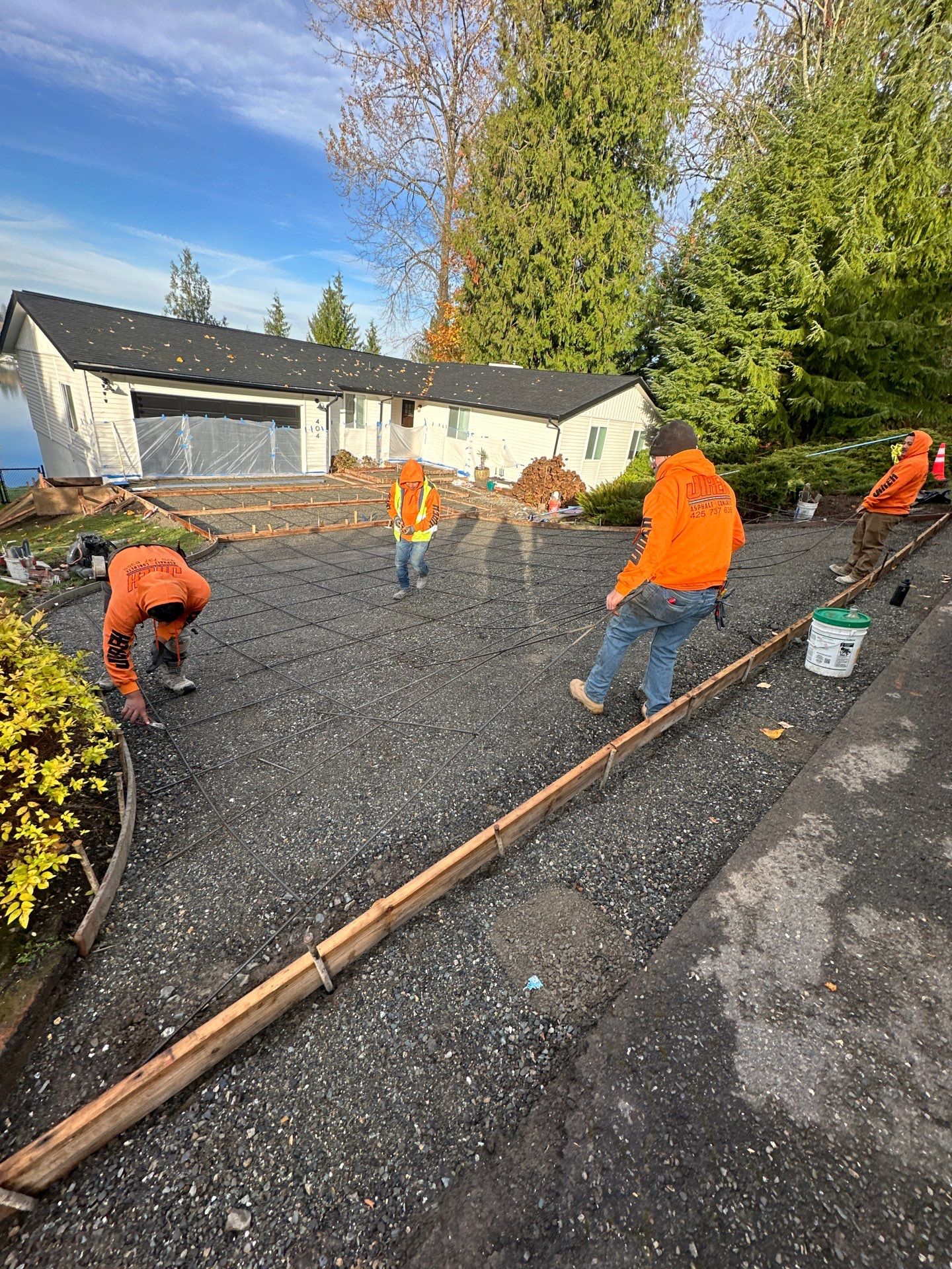 Raphil Haswega Concrete Driveway  by Jireh Asphalt & Concrete Inc 
