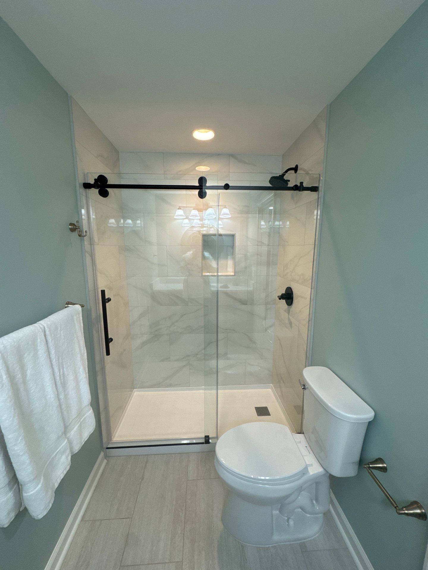 Full Basement Remodel in Powder Springs Featuring Custom Kitchenette by Swift Home Renovations