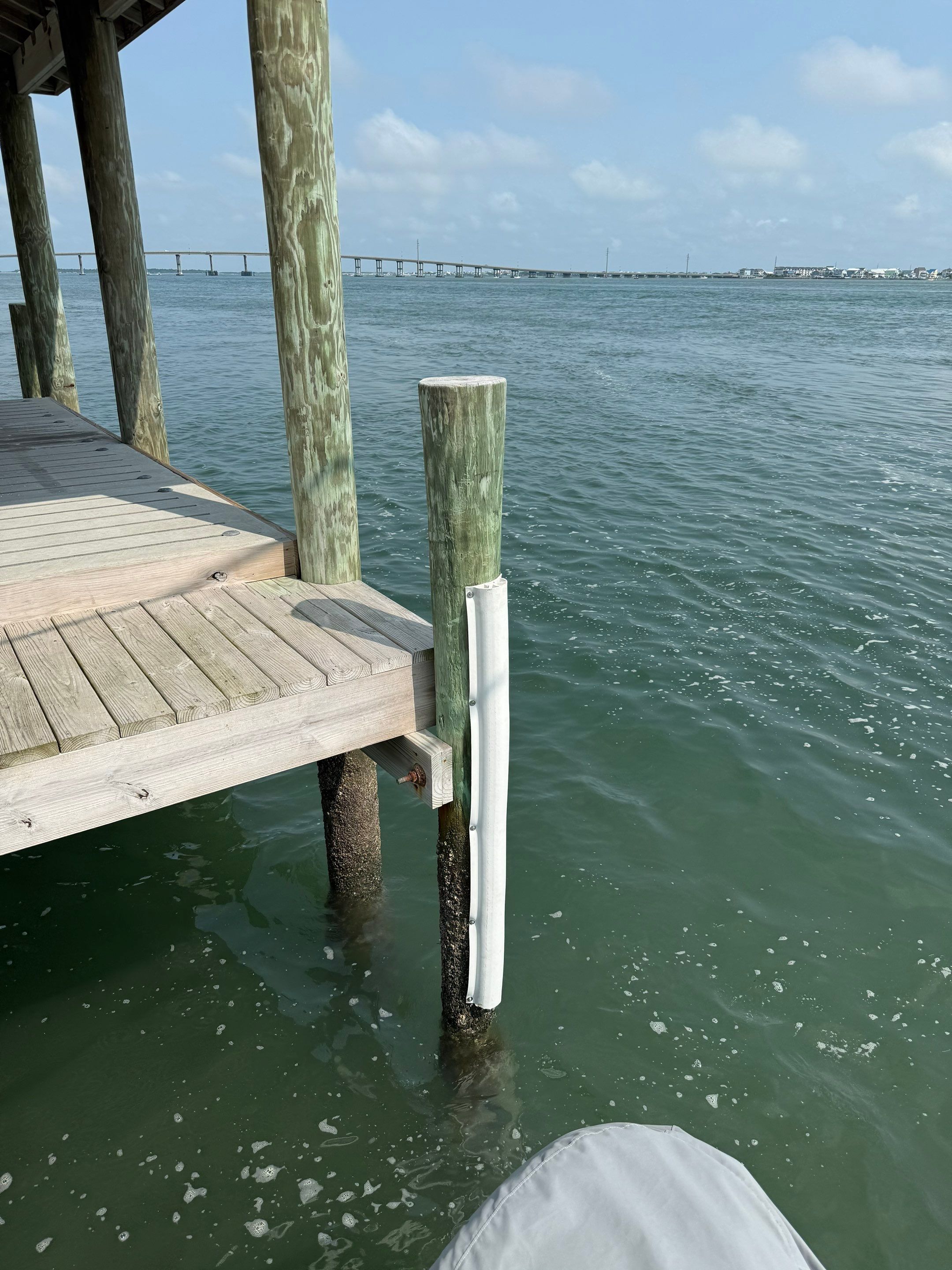 Dock Fender Installation by Coastal Boat Lift Repair LLC