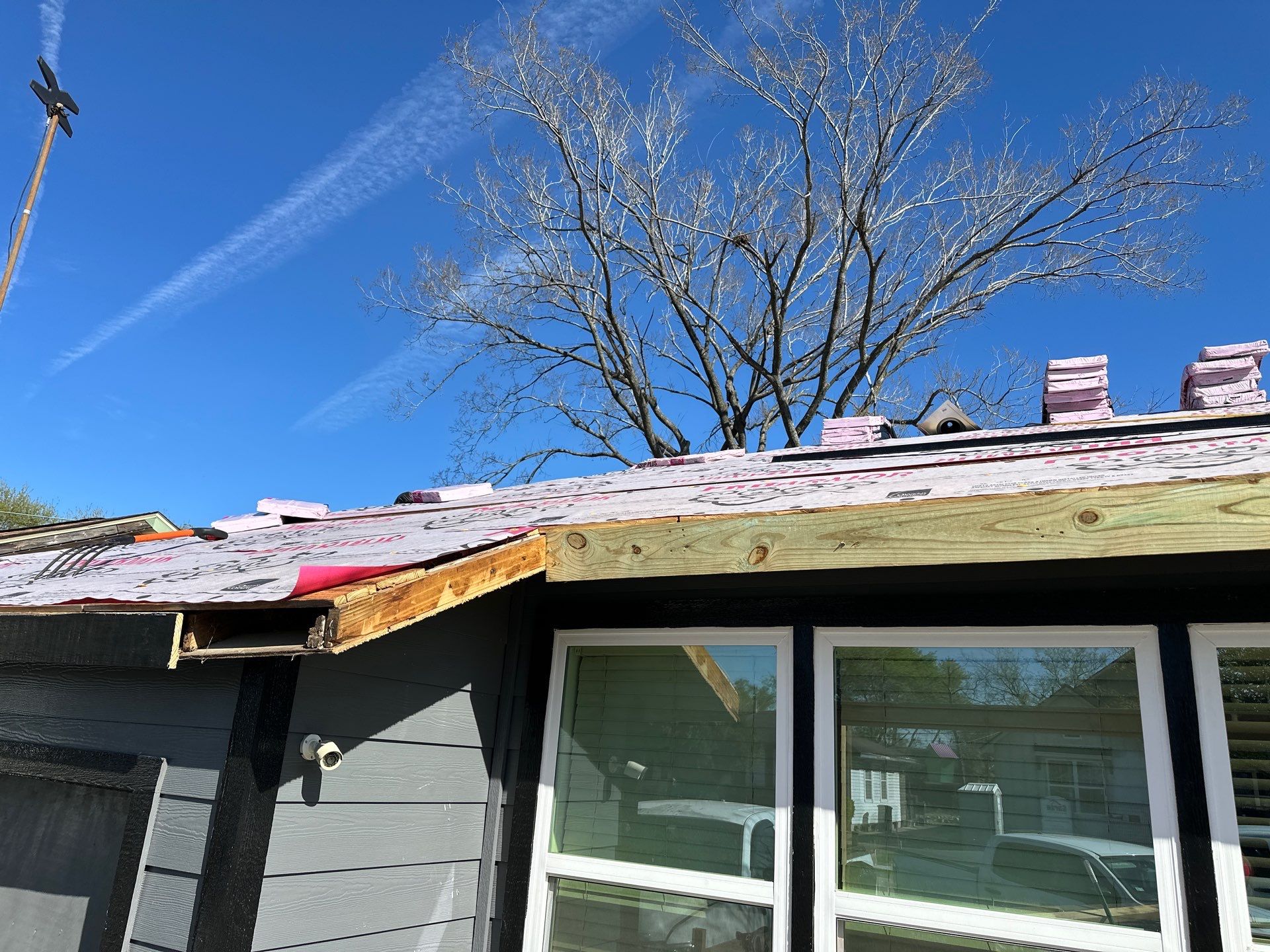 Project in Houston by Motion Roofing