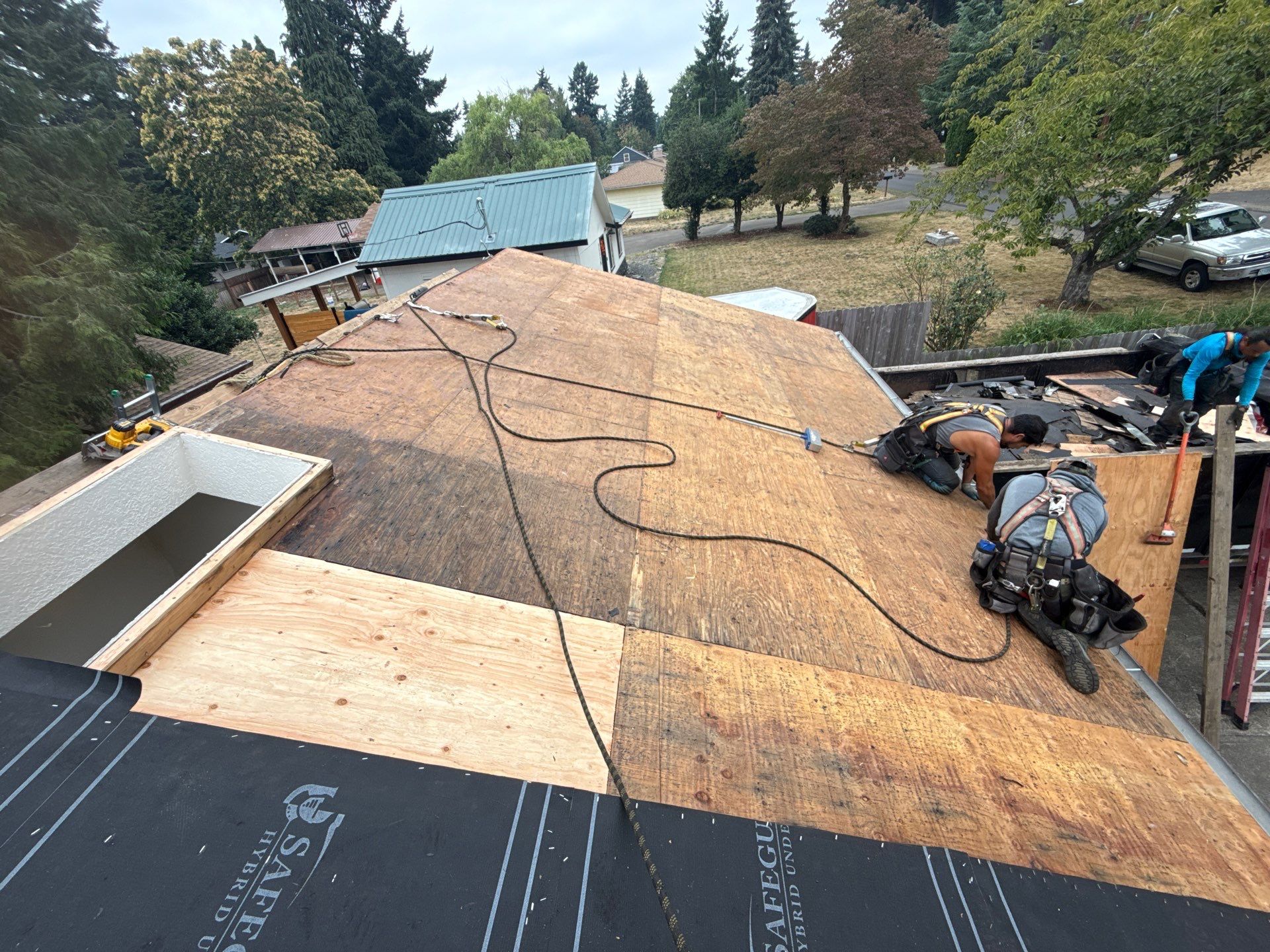Project in Milwaukie by Tom Leach Roofing