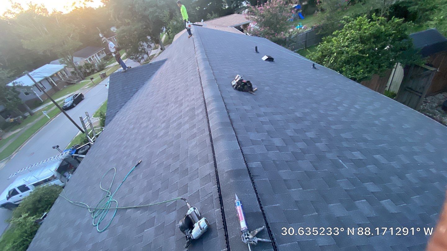 Residential Roofing Installation using Roof Replacement by American Roofing & Construction LLC