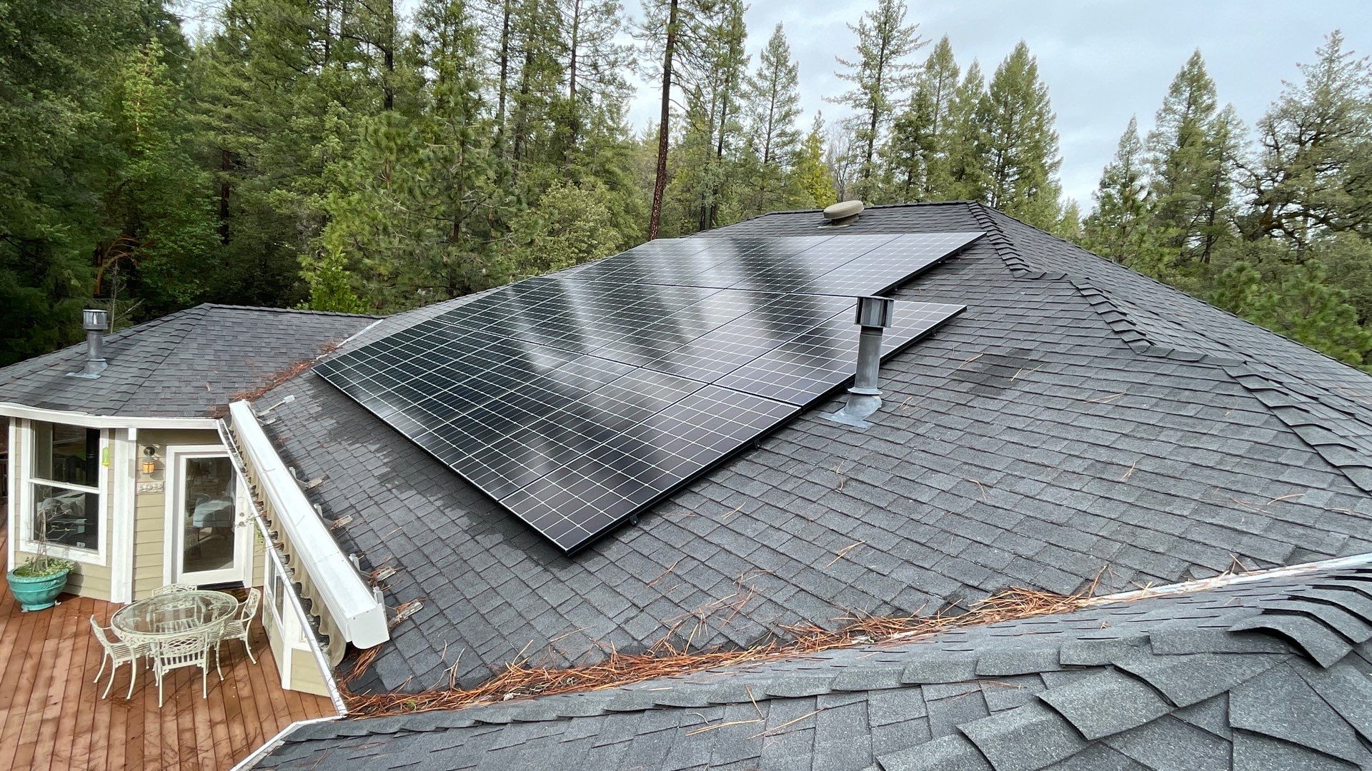 Solar Panel Installation using Solar Panels by Byers Enterprises 