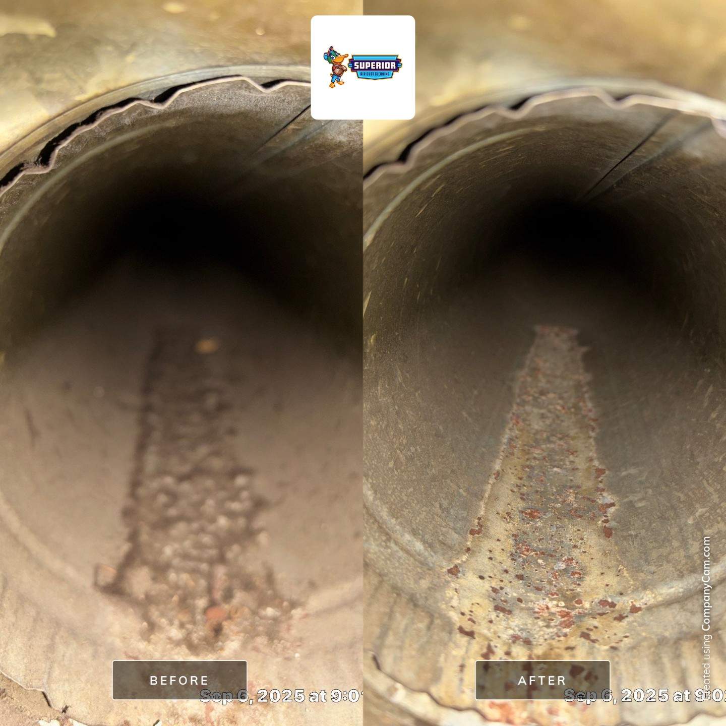 Air Duct Cleaning With a Vacuum Truck in Austintown, OH by Superior Air Duct Cleaning