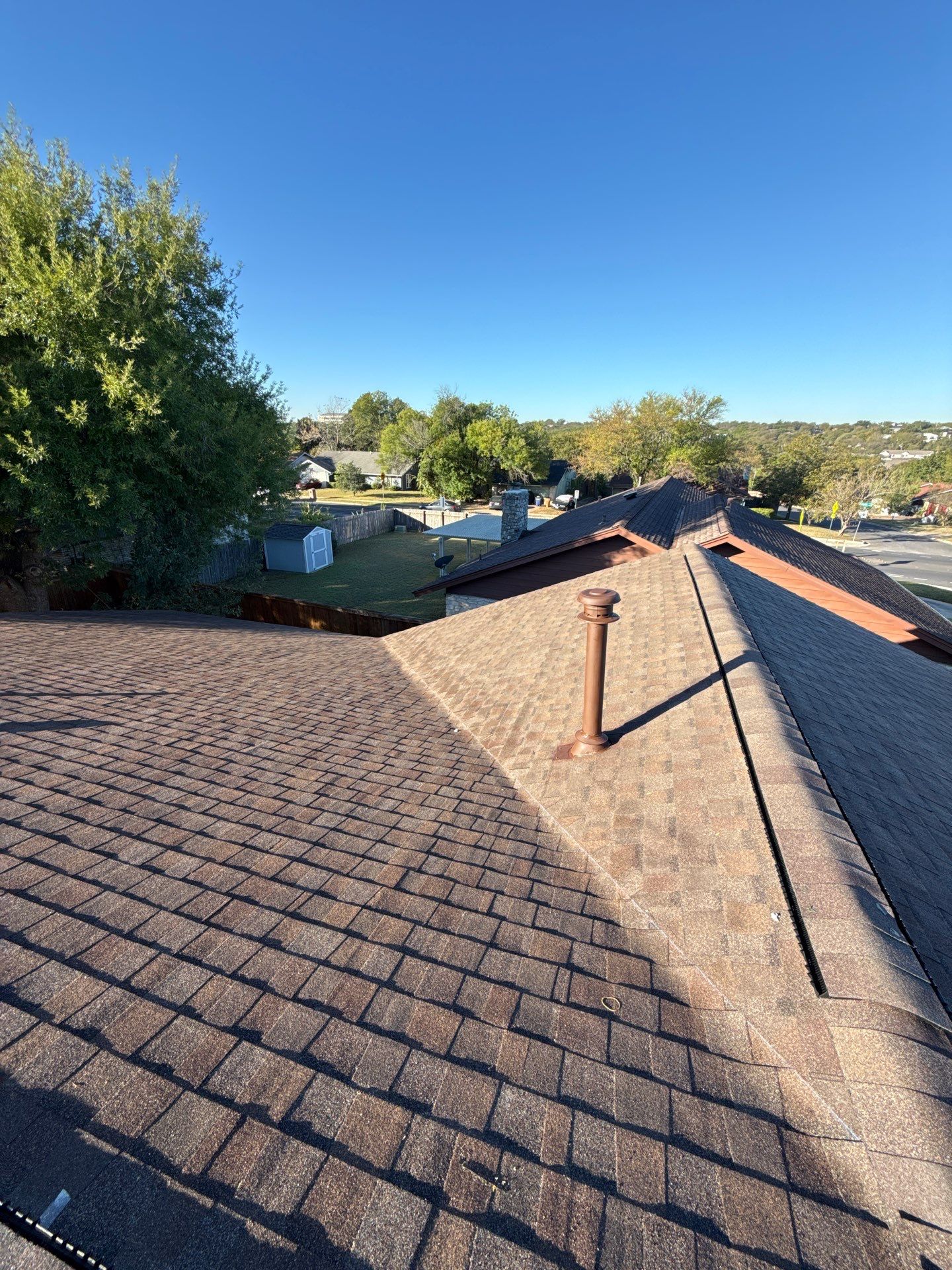 Residential Roof Replacement using TAMKO - Titan - Rustic Slate by Action Exteriors Austin