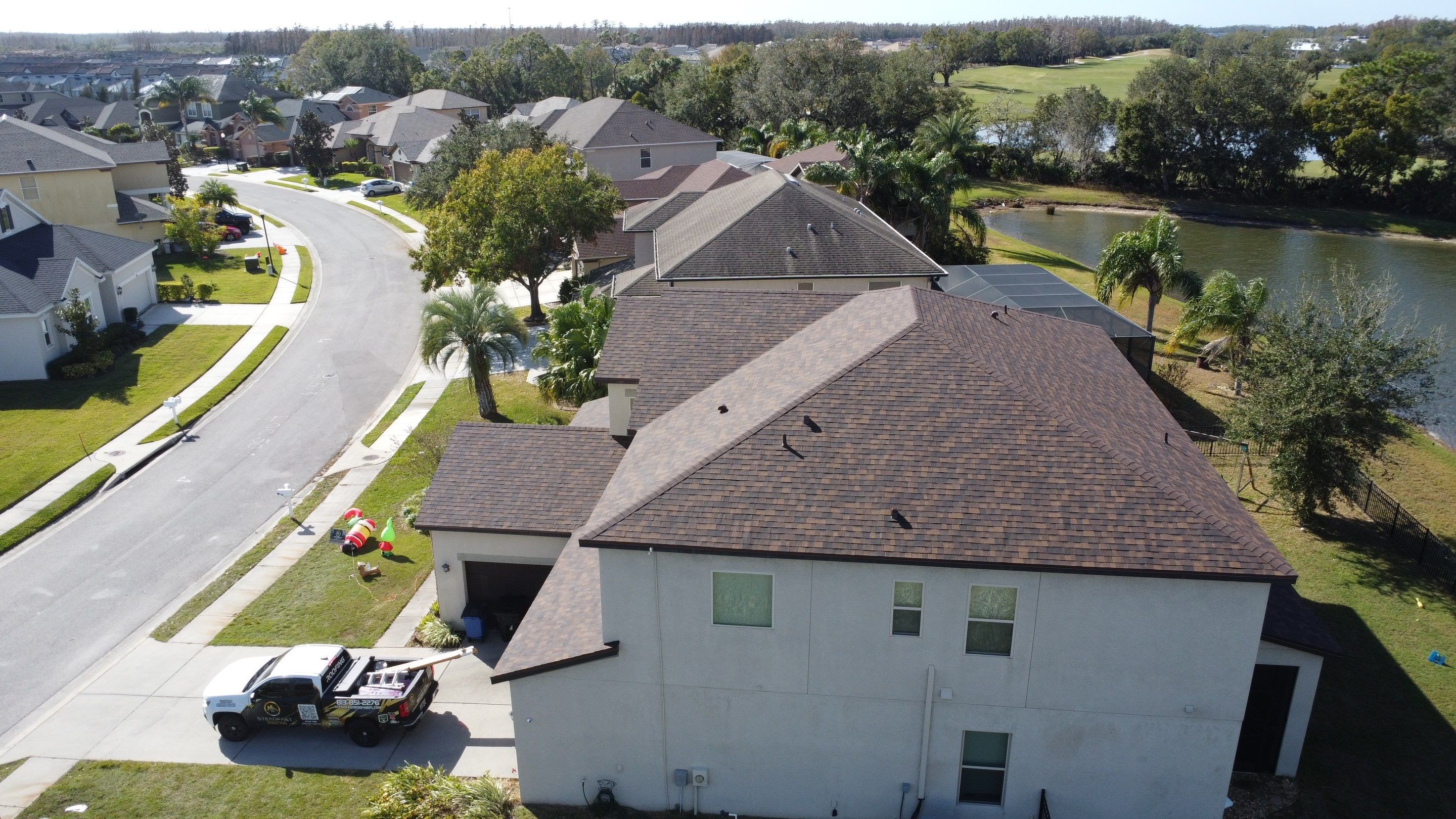 Roof Replacement in Wesley Chapel FL. by Steadfast Roofing 
