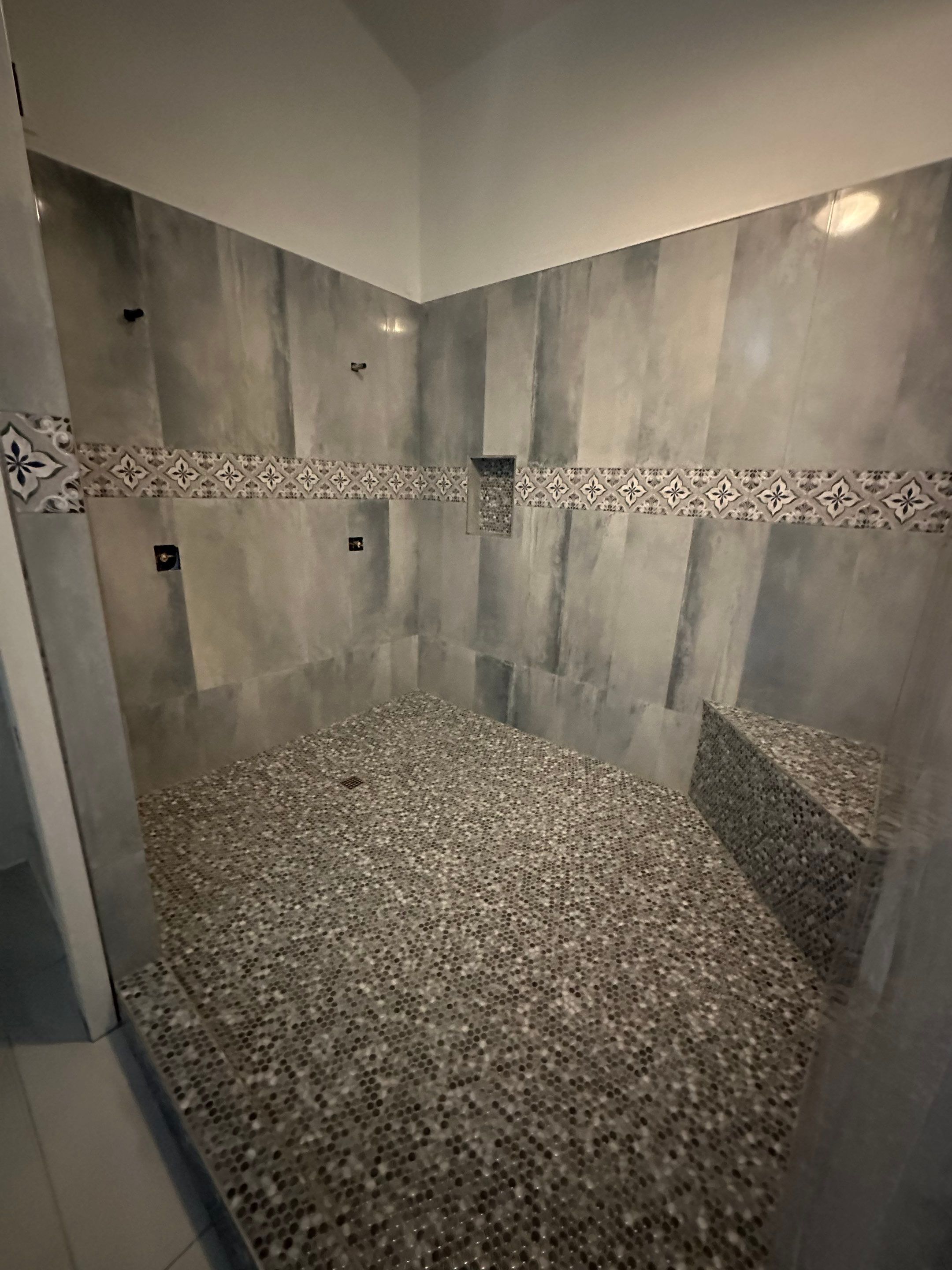 Showers & Floor Home Remodel by Footprints Floors of Chandler 