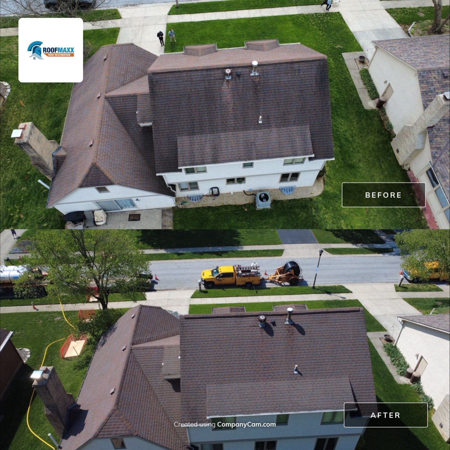 Condo Reference Before and Afters by Roof Maxx of Columbus, OH