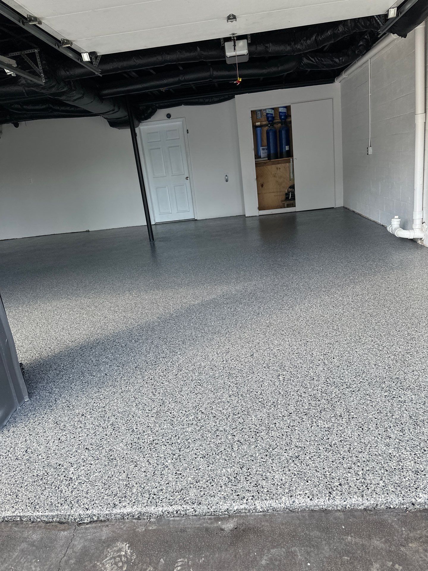 Garage Floor Coating using Nightfall by My Garage Floor Guys