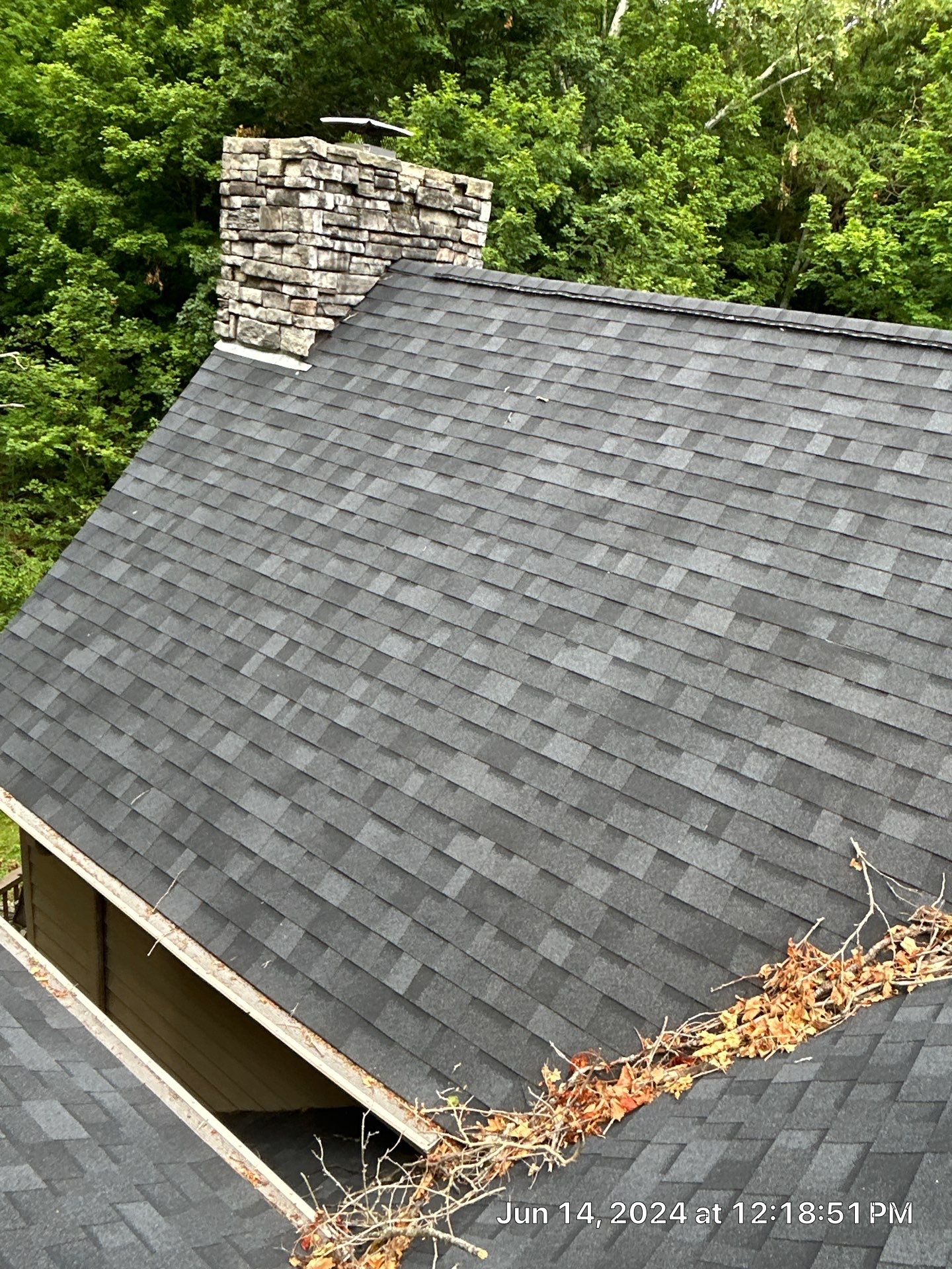 Residential Roofing Installation using Duration Series Shingles - Onyx Black by RoofX 