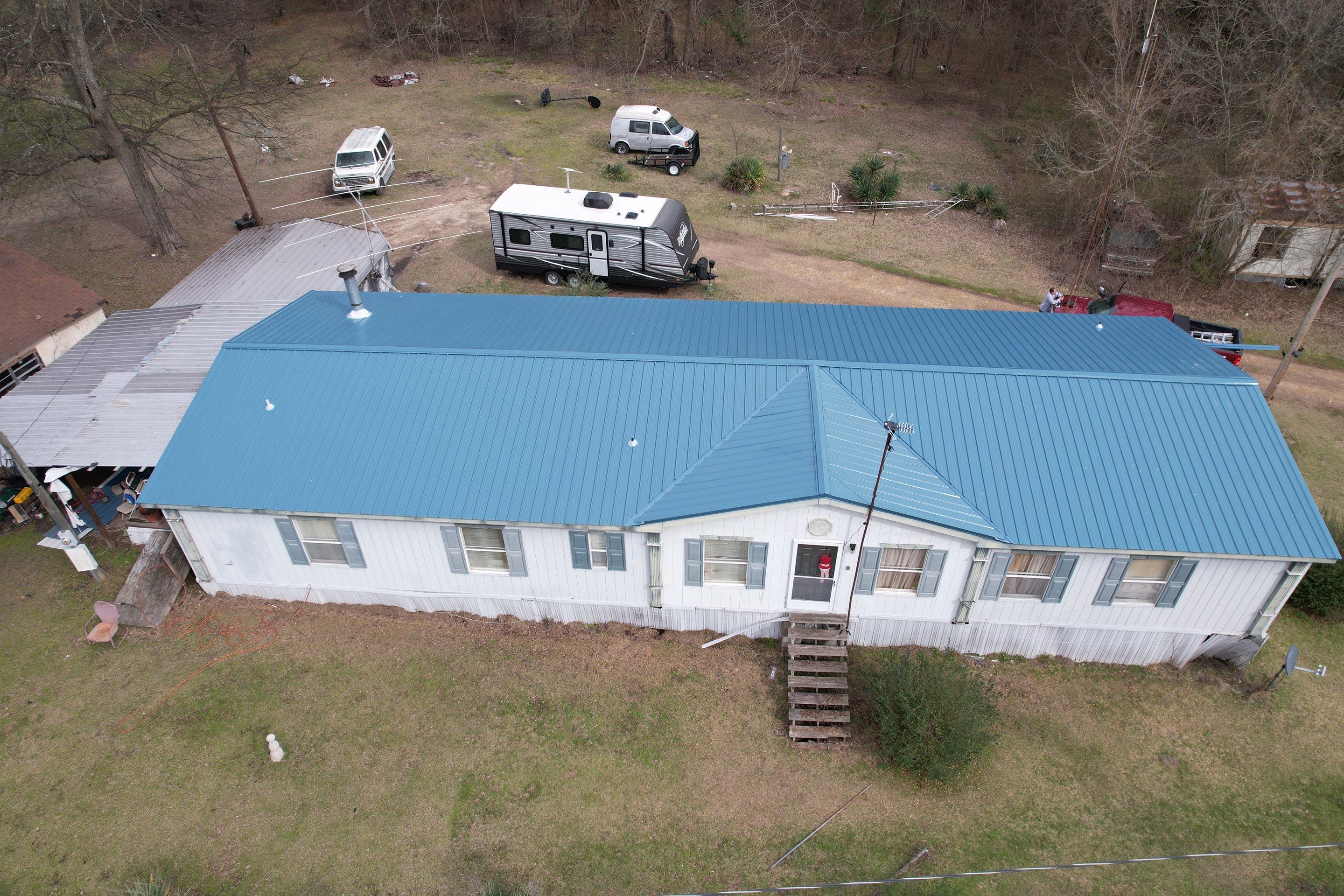 Residential Roofing Installation using 29 gauge metal by Hostetler Roofing