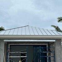 .032 Aluminum 1.5" Mechanical Seam Metallic Silver  by Total Roofing System The Metal Roof Experts
