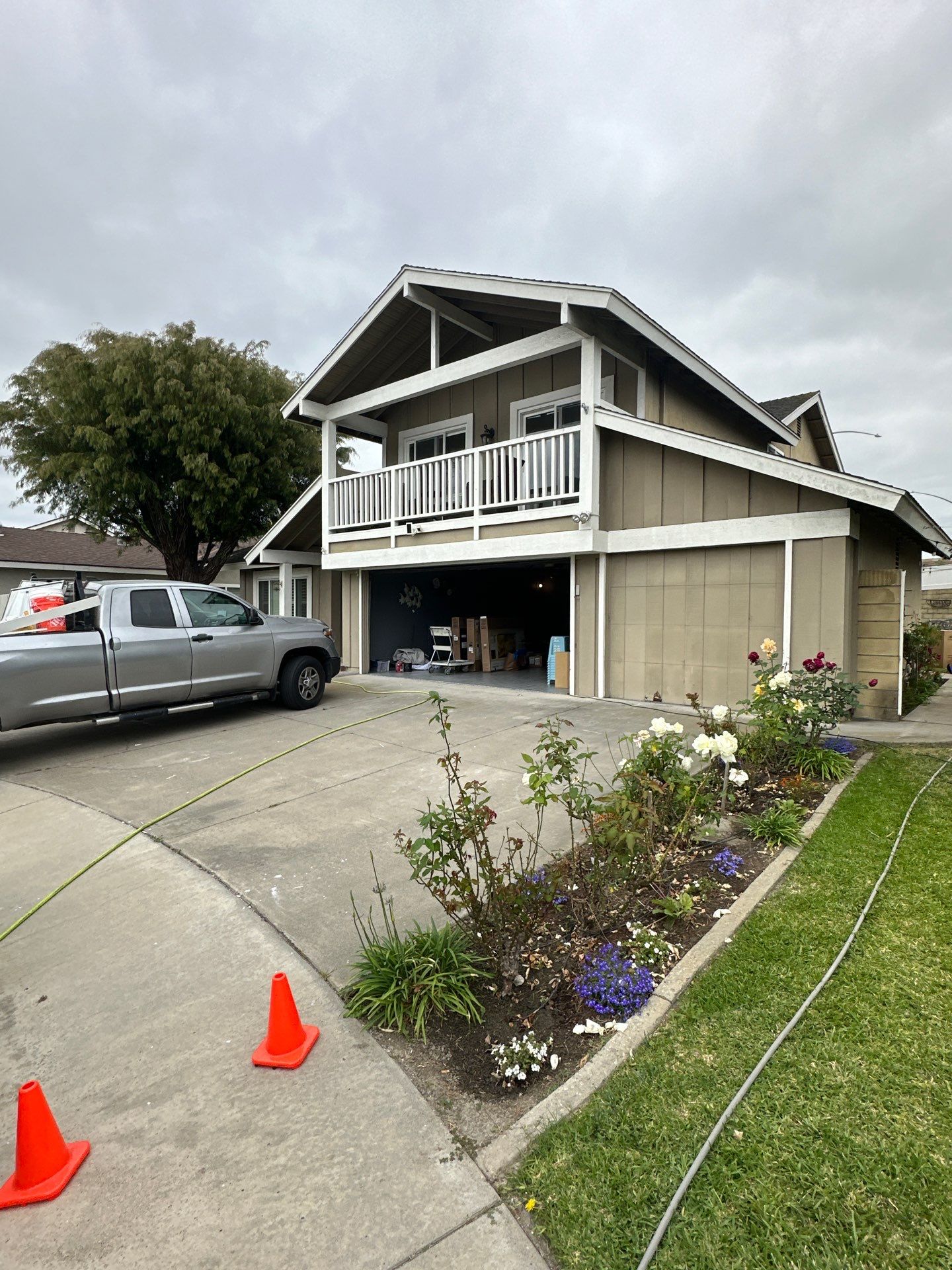 House Wash and concrete cleaning in Fountain Valley by Property Cleaning Experts, LLC