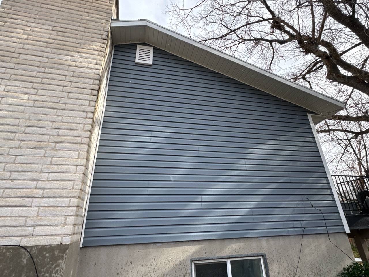 Salt Lake City | Structural Rebuild & Premium Vinyl | English Wedgewood & White by Ideal Siding Utah