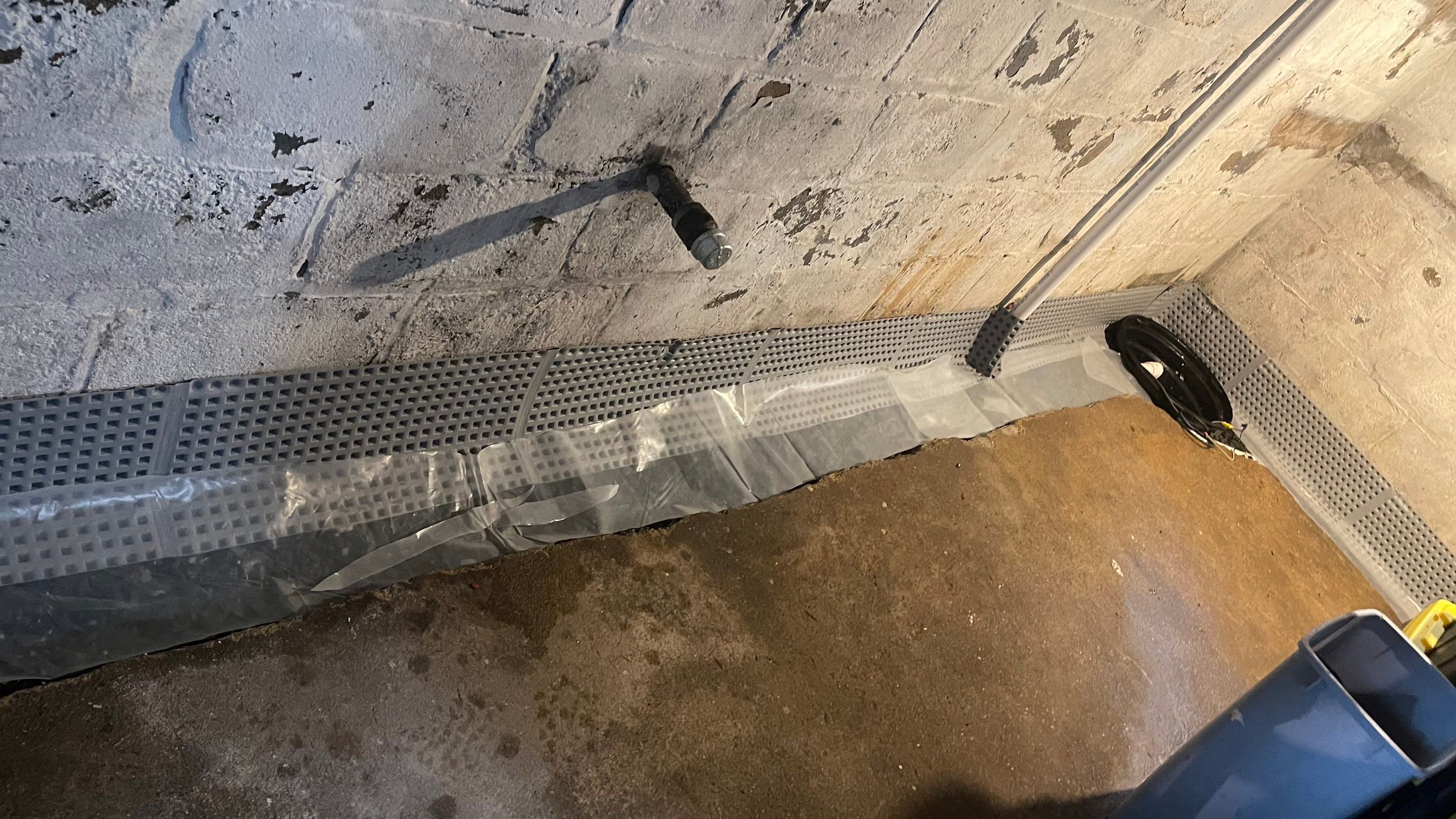 Interior French Drain Job in Lyndhurst, NJ by Pure Service Pro, LLC 