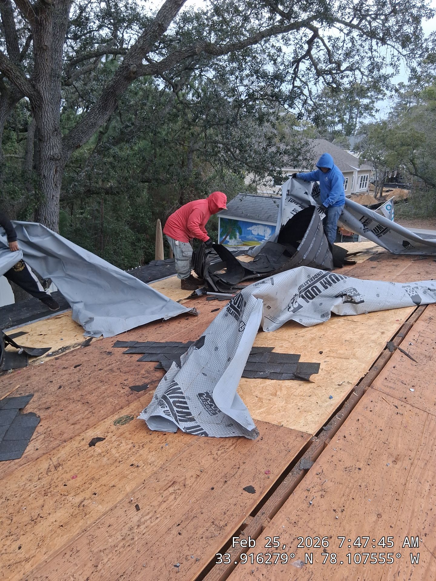 CT Landmark Pro AR MD Driftwood Roof Replacement – Oak Island, NC by RGR Construction and Roofing, LLC