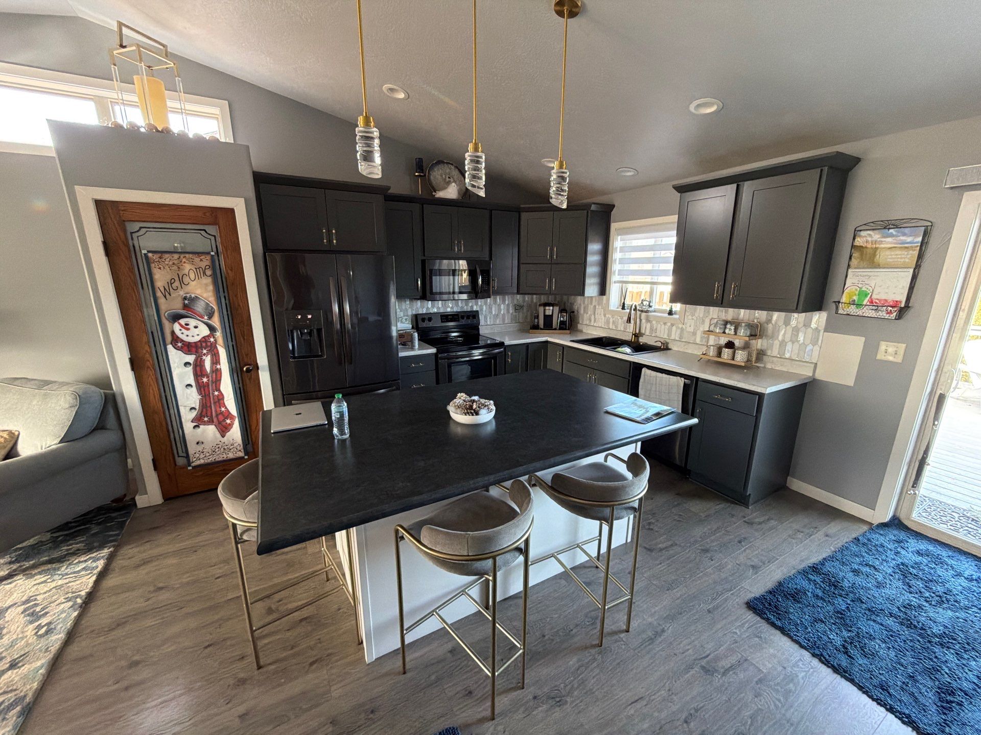 Harrisburg Interior Painting and Two-Tone Kitchen Cabinet Refinishing by Select Painting, Coatings & Garage Cabinets