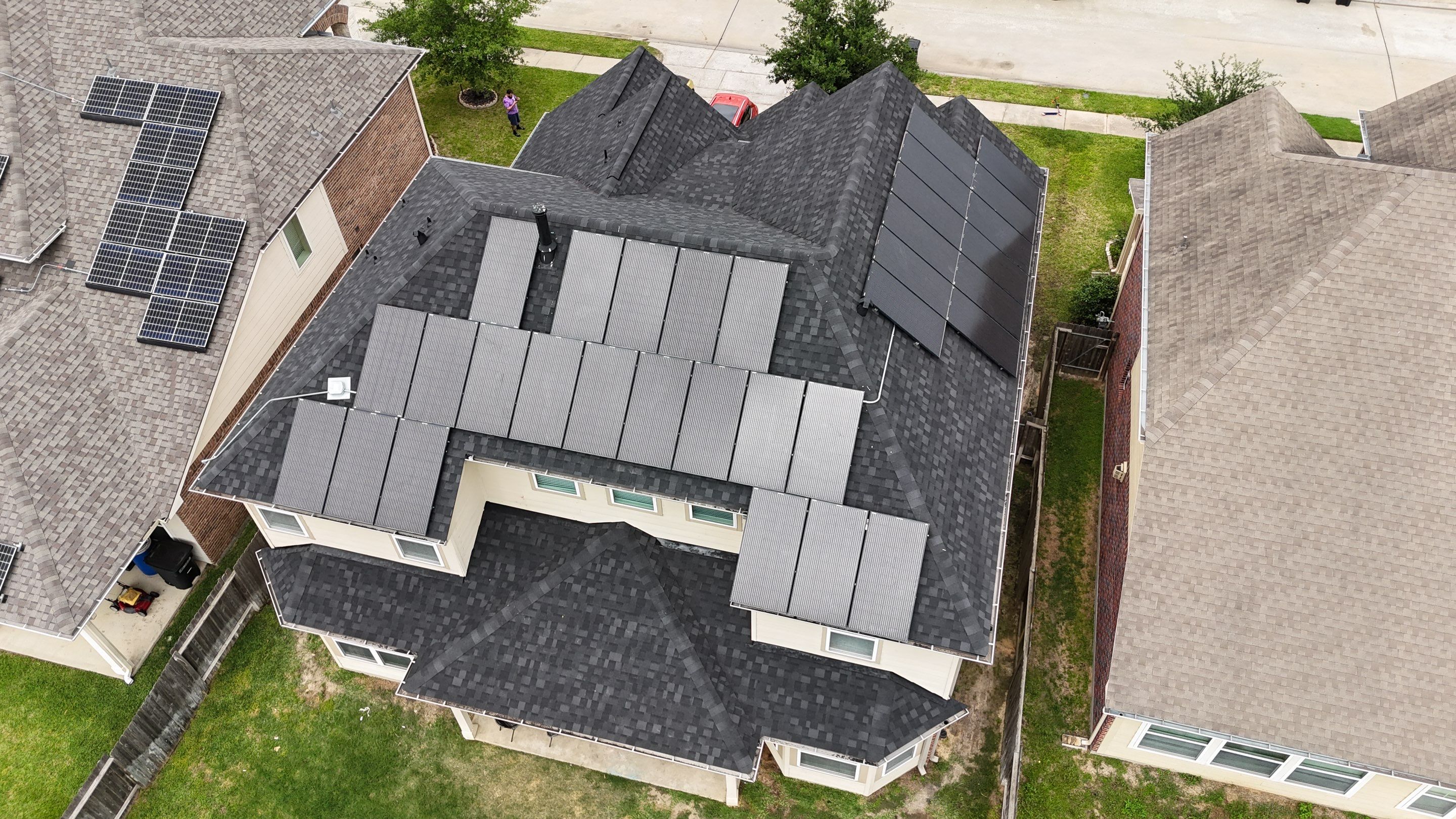 Residential Roofing Installation using IKO Dynasty by Core Four Roofing