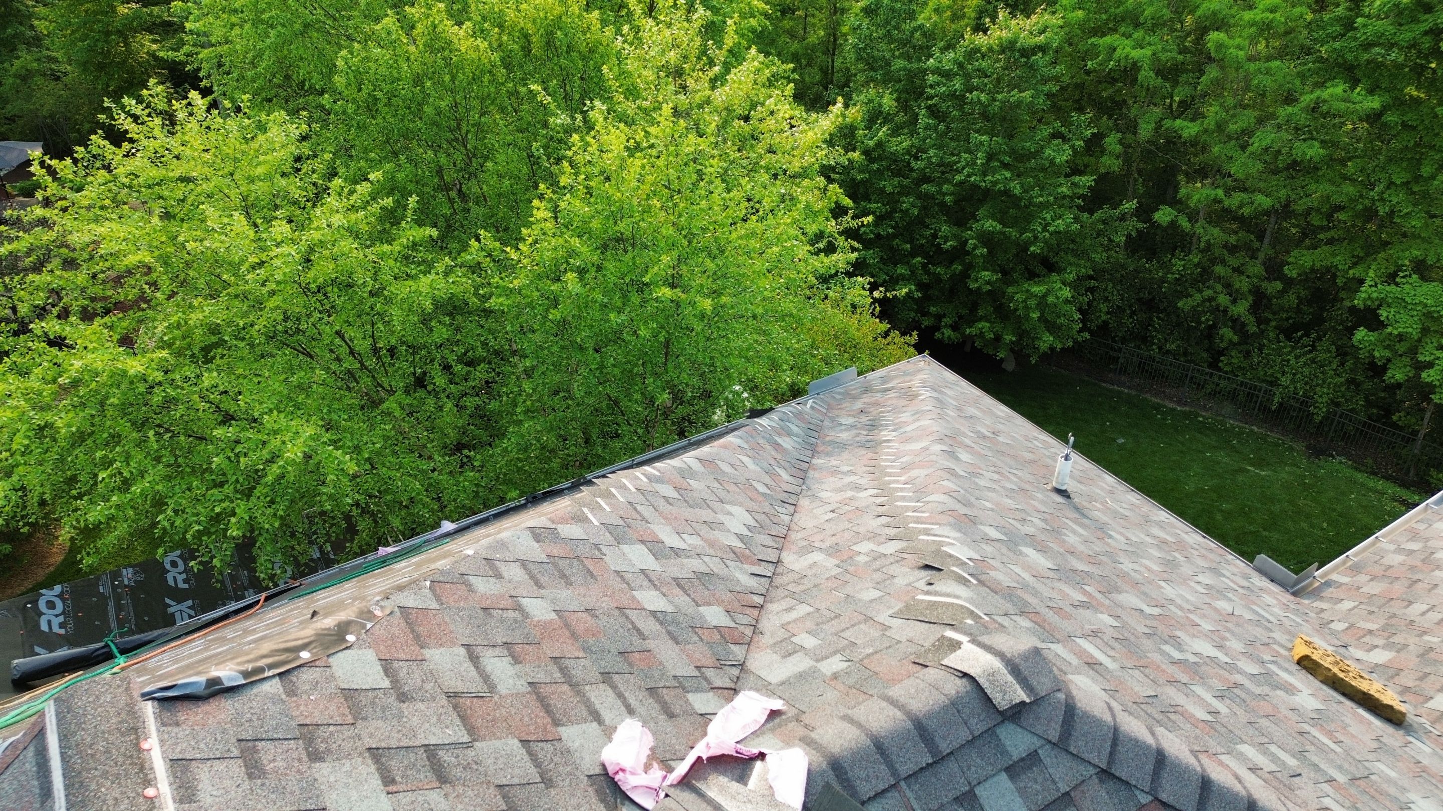 Residential Roofing Installation using Duration Series Shingles - Colonial Slate by RoofX 