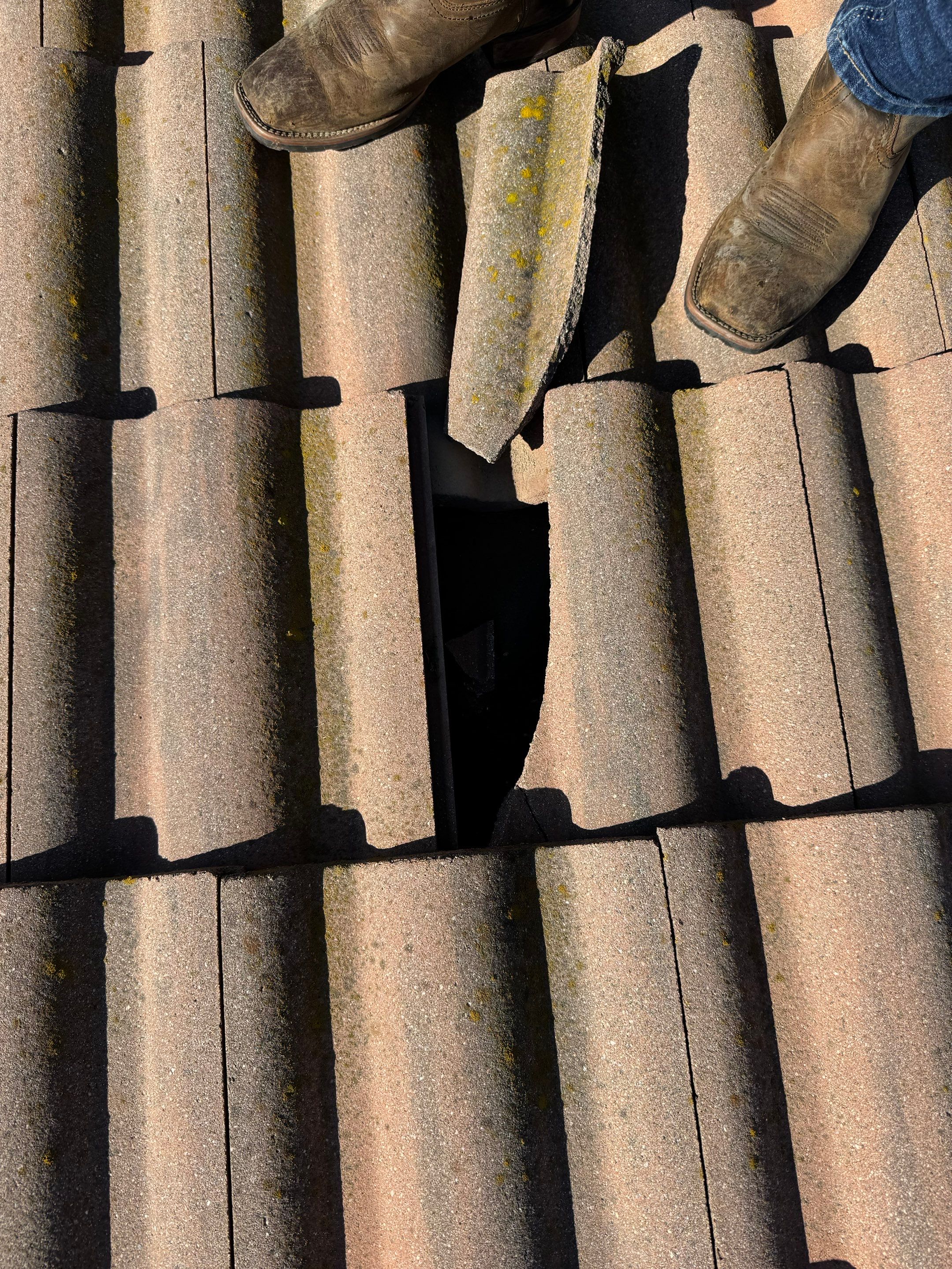 Temecula Tile Roof Repair and Underlayment Patch Work by Zenith Roofing Services
