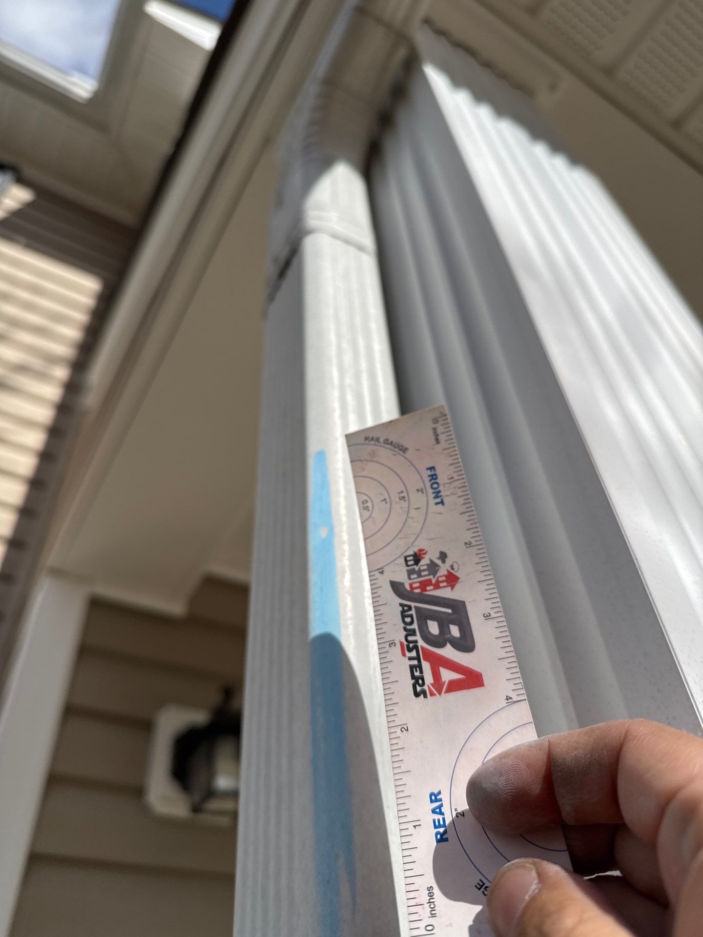 Roof replacement by hail damage by Just Brilliant Restoration JBR