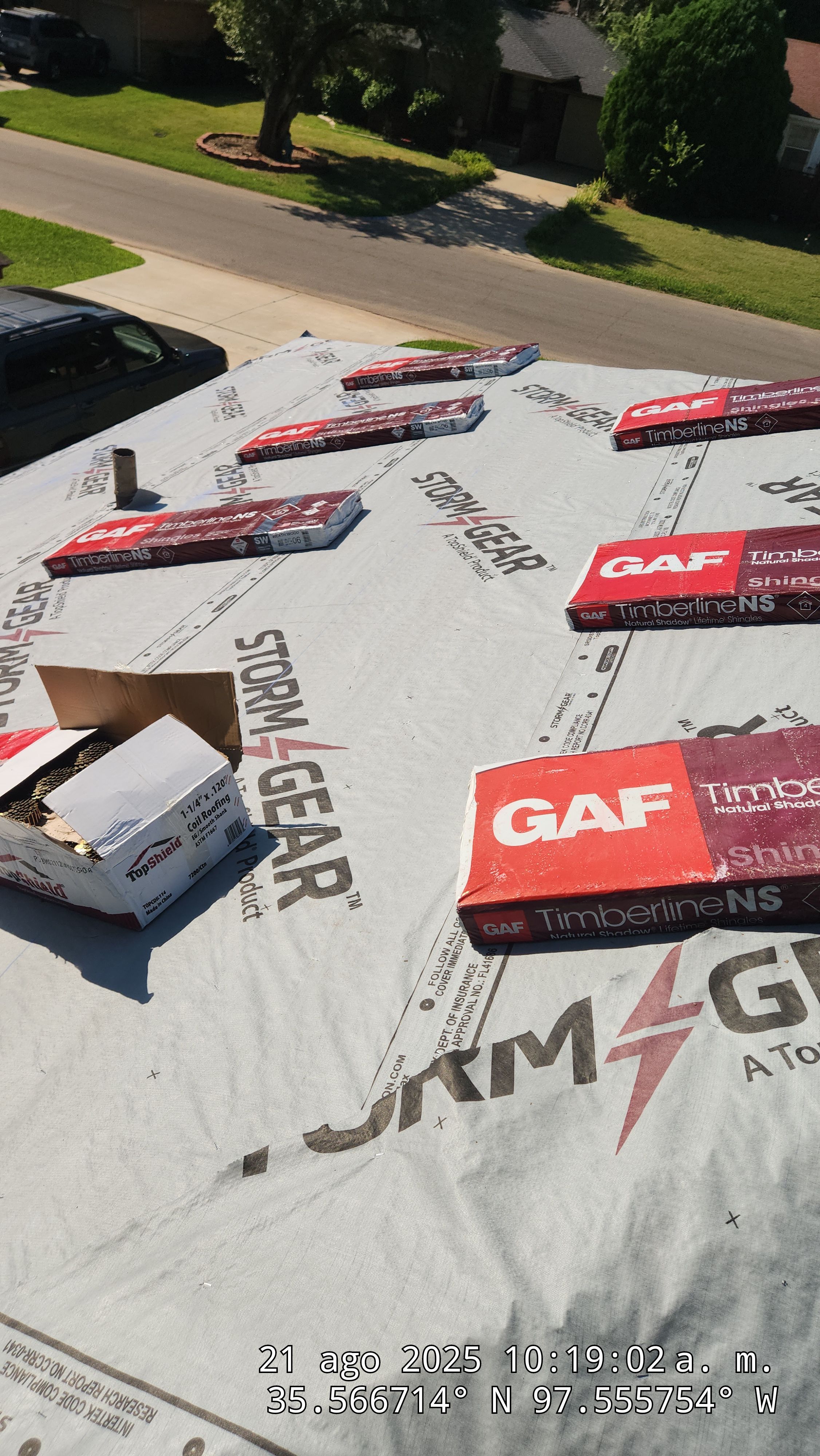 Residential Roofing Installation using GAF by Castillo Roofing
