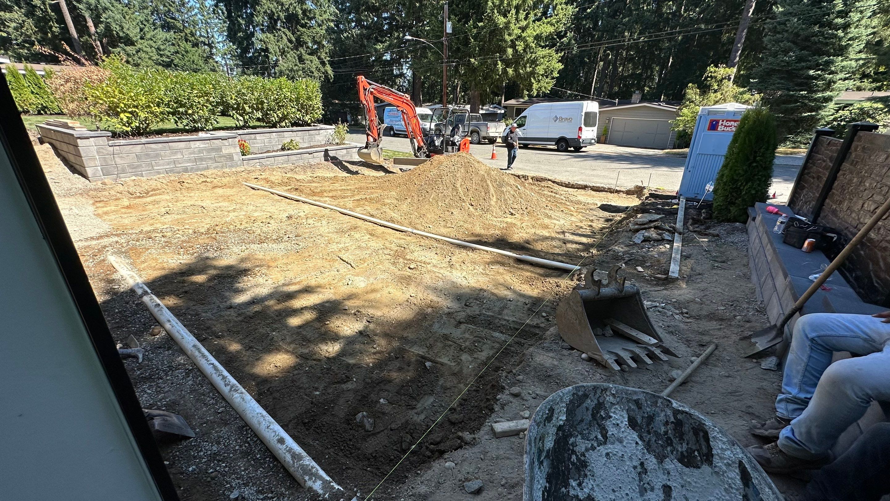 Bruce | Broom Finish Driveway, Concrete Project by Jireh Asphalt & Concrete Inc 