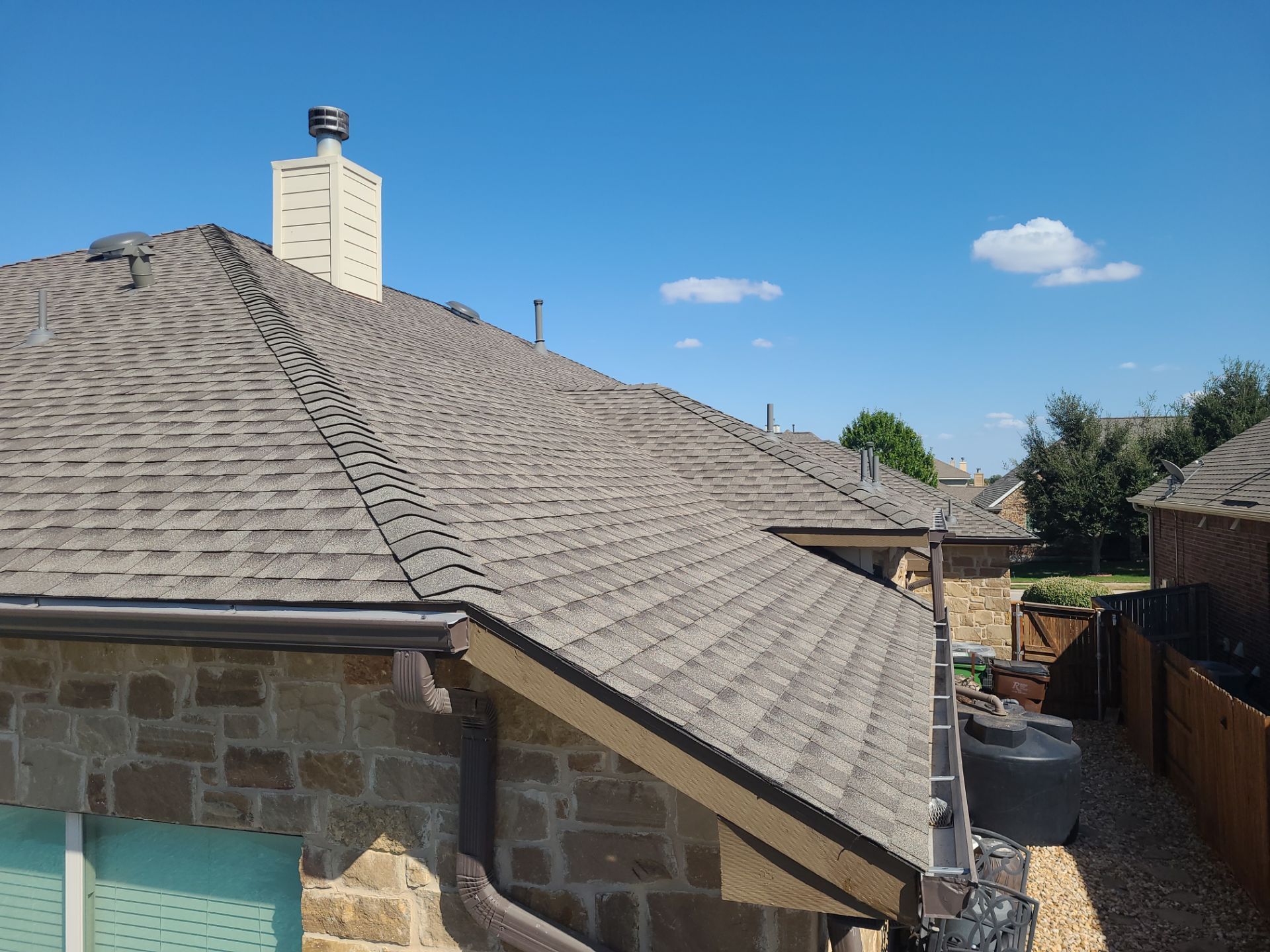 GAF Timberline HDZ with Z-Ridge, weathered wood by Oakwood Roofing and Construction, LLC
