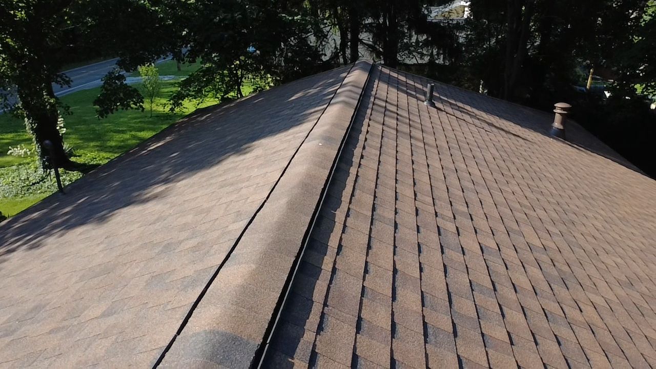 Bob C: Atlas Pinnacle, Color, Burnt Hickory, Drip Edge, Color, Musket Brown by Eagle Eye Roofing