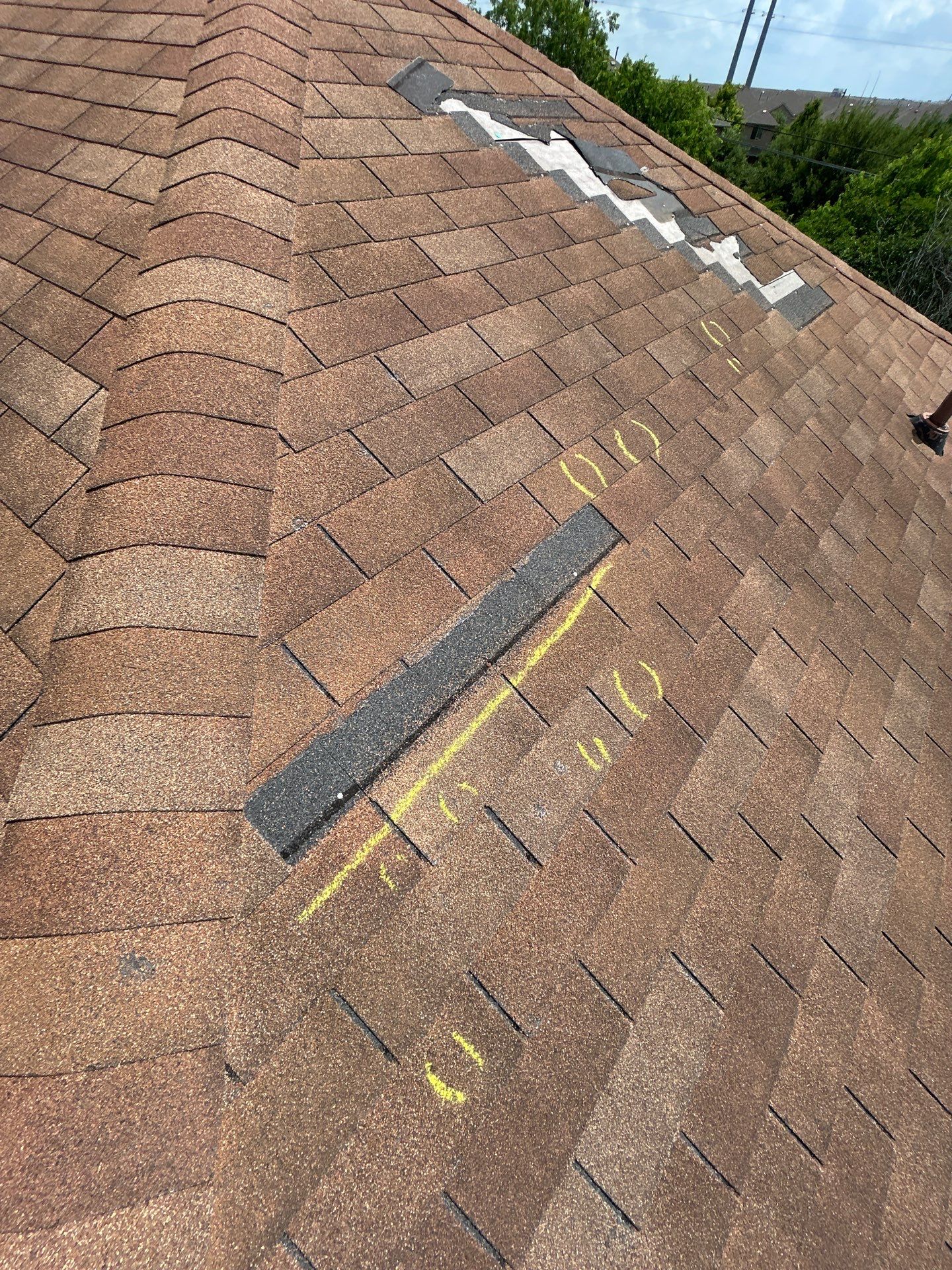 Residential Roof Replacement in Real Estate using GAF - HDZ - Hickory by Action Exteriors Austin