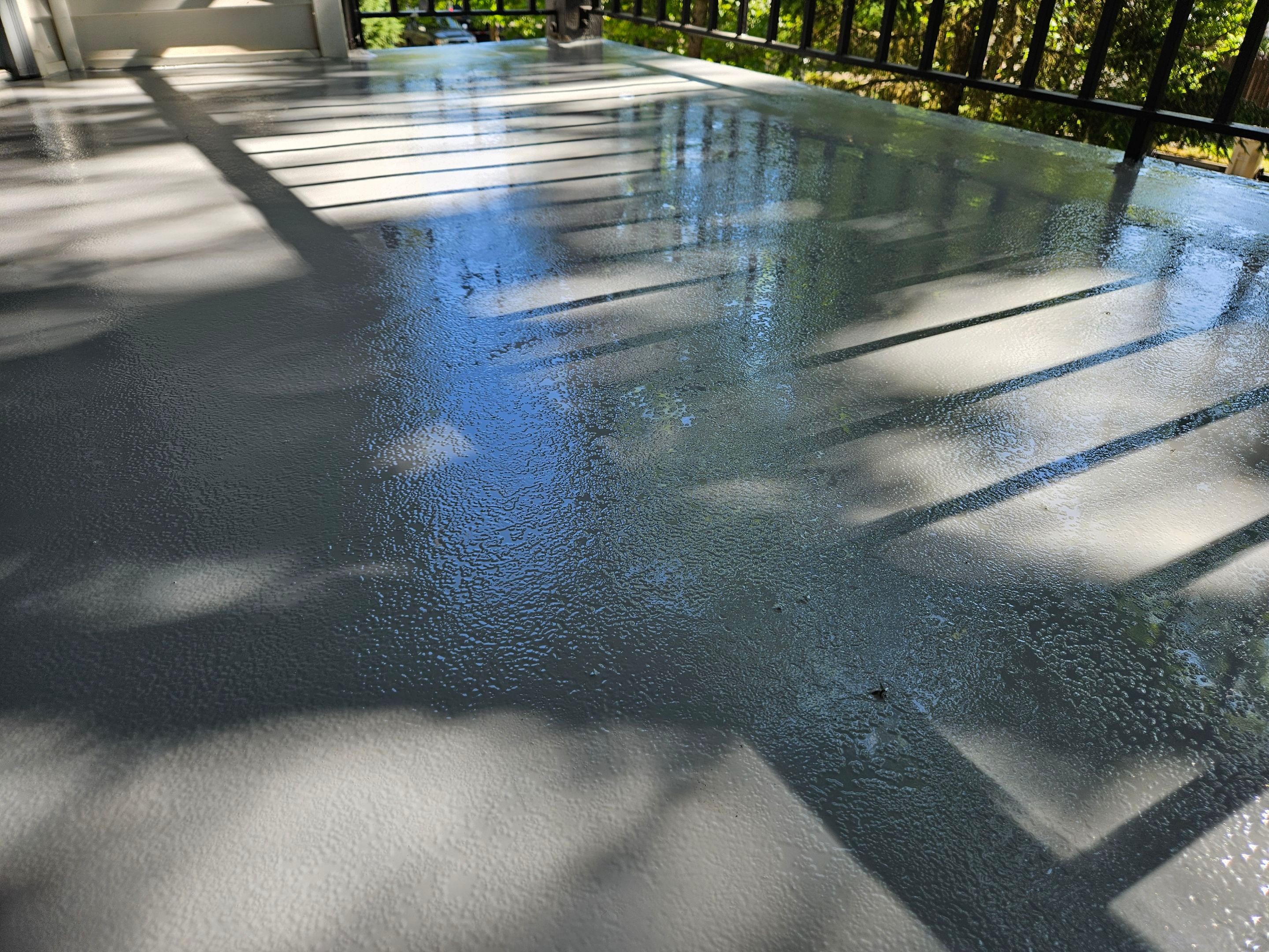 Wood Balcony Repairs and SIKA Pedestrian Deck Coating in Corvallis by BEST Roofing & Waterproofing