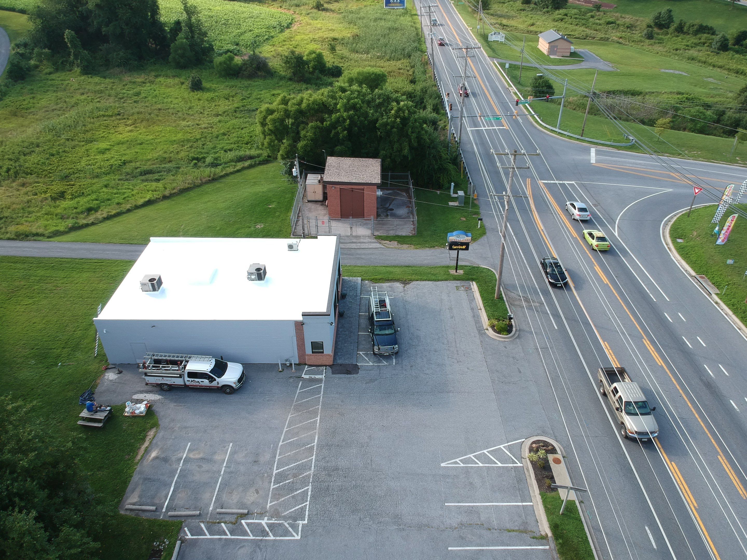 Silicone Roof Coating in Manchester, MD • Premier Dental by Seipp Roofing, LLC