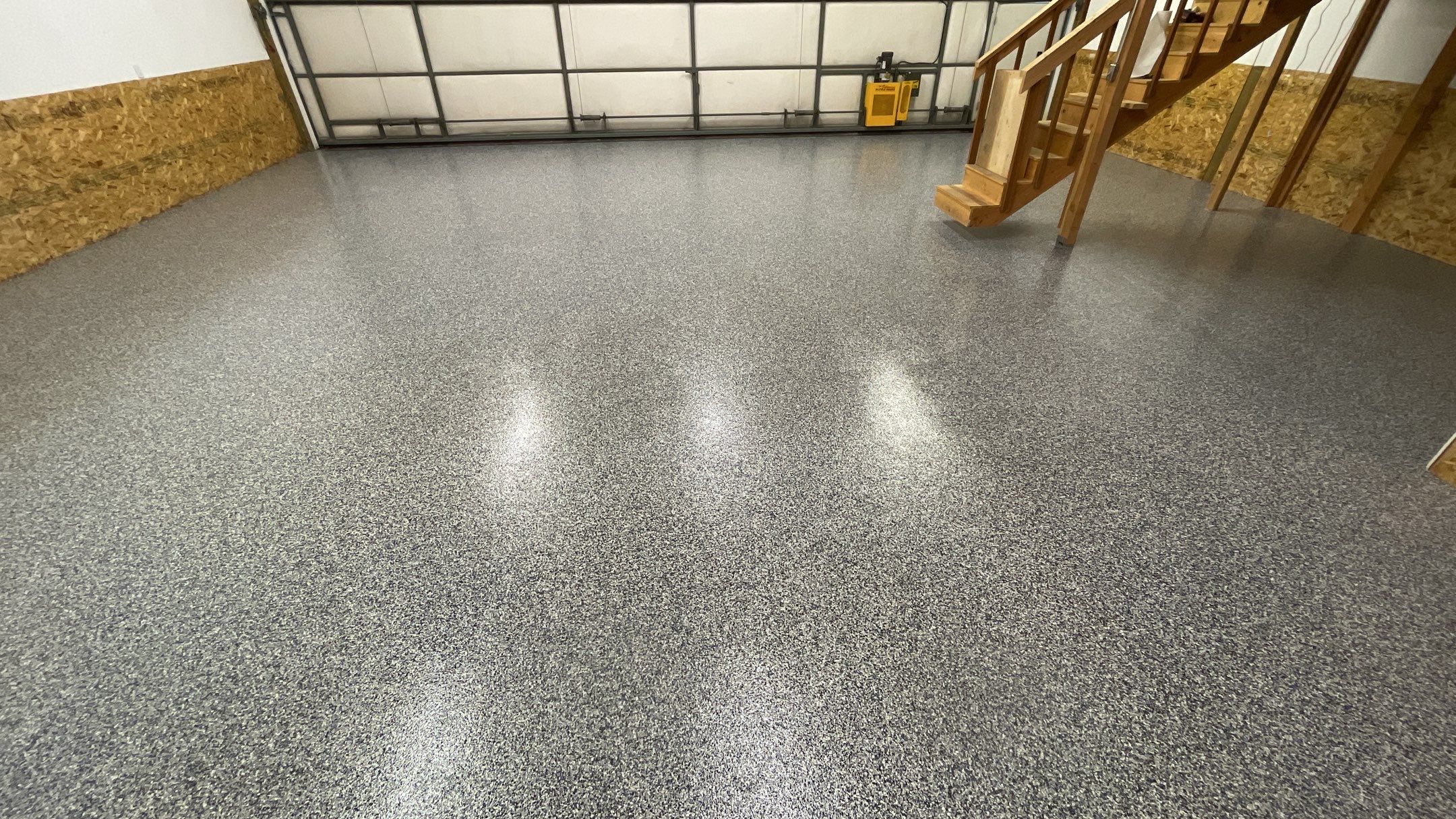 Airplane Hanger using Domino with Blue by Croc Coatings, LLC