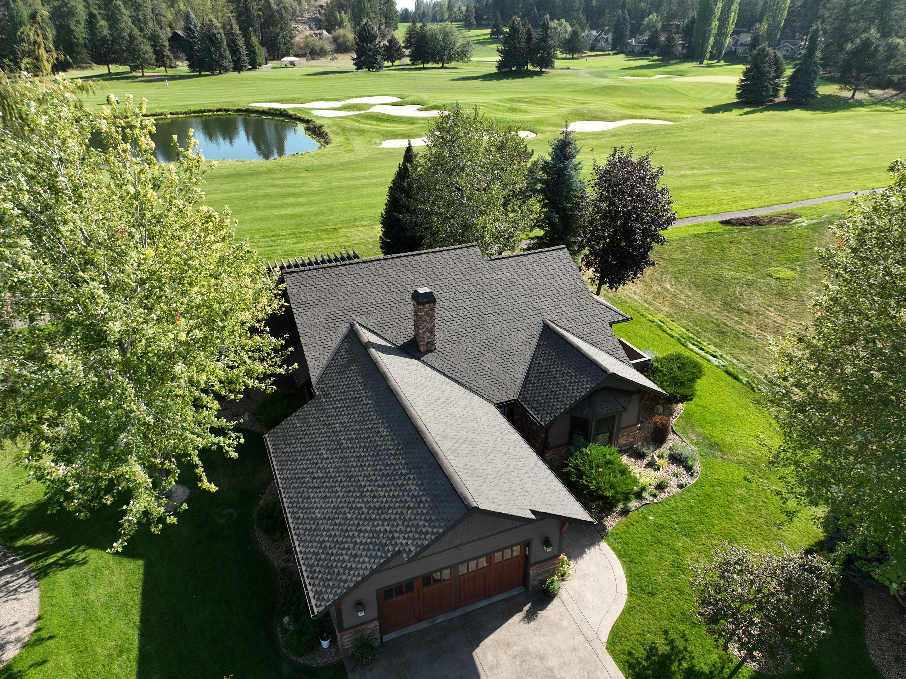 GAF Grand Sequoia - Autumn Brown Blend  by Montana Roofing Solutions