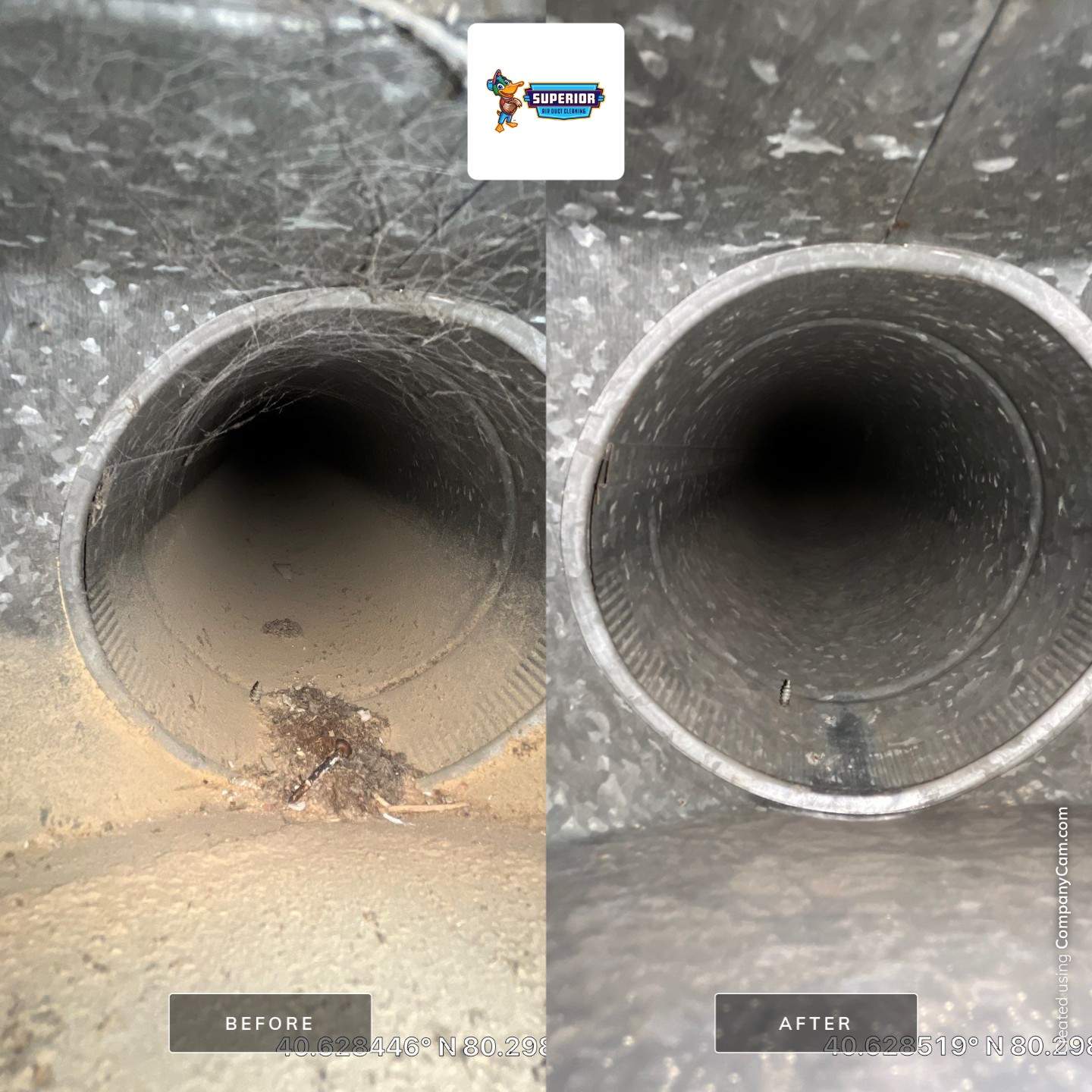 Air Duct Cleaning With a Vacuum Truck in Aliquippa, PA by Superior Air Duct Cleaning