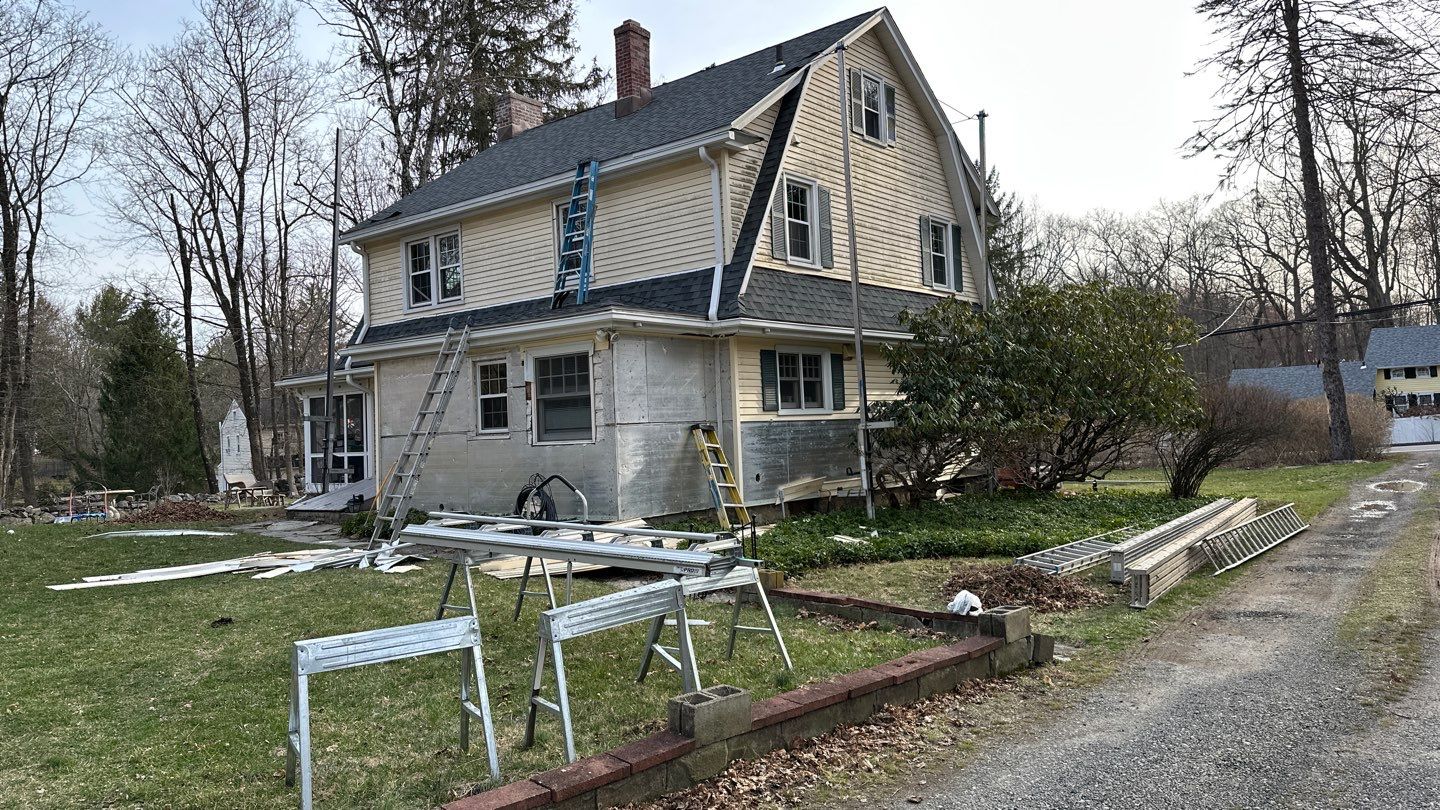 Siding Installation using Certainteed Cedar Impressions Sterling Gray by A Plus Exterior
